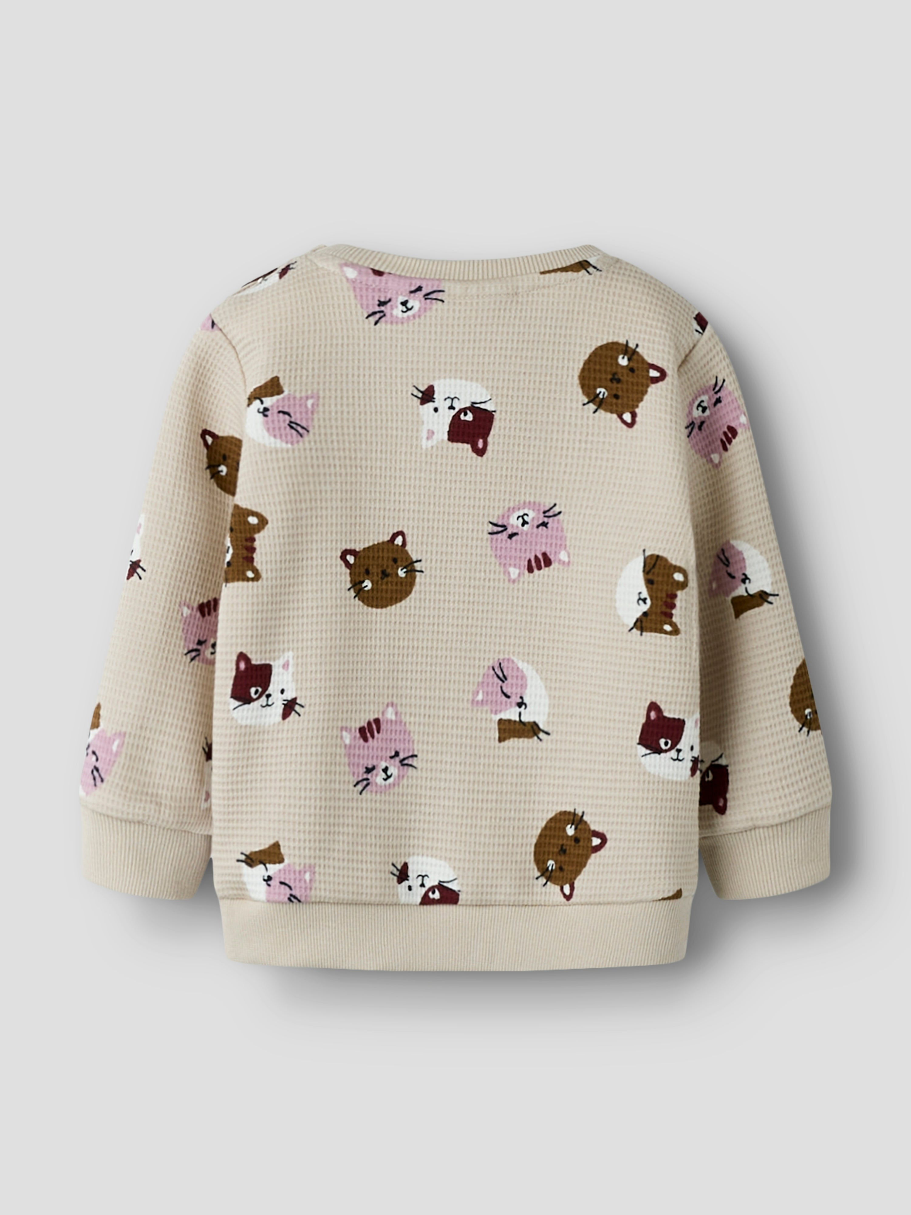 Sudadera Gatitos Beige Bebé