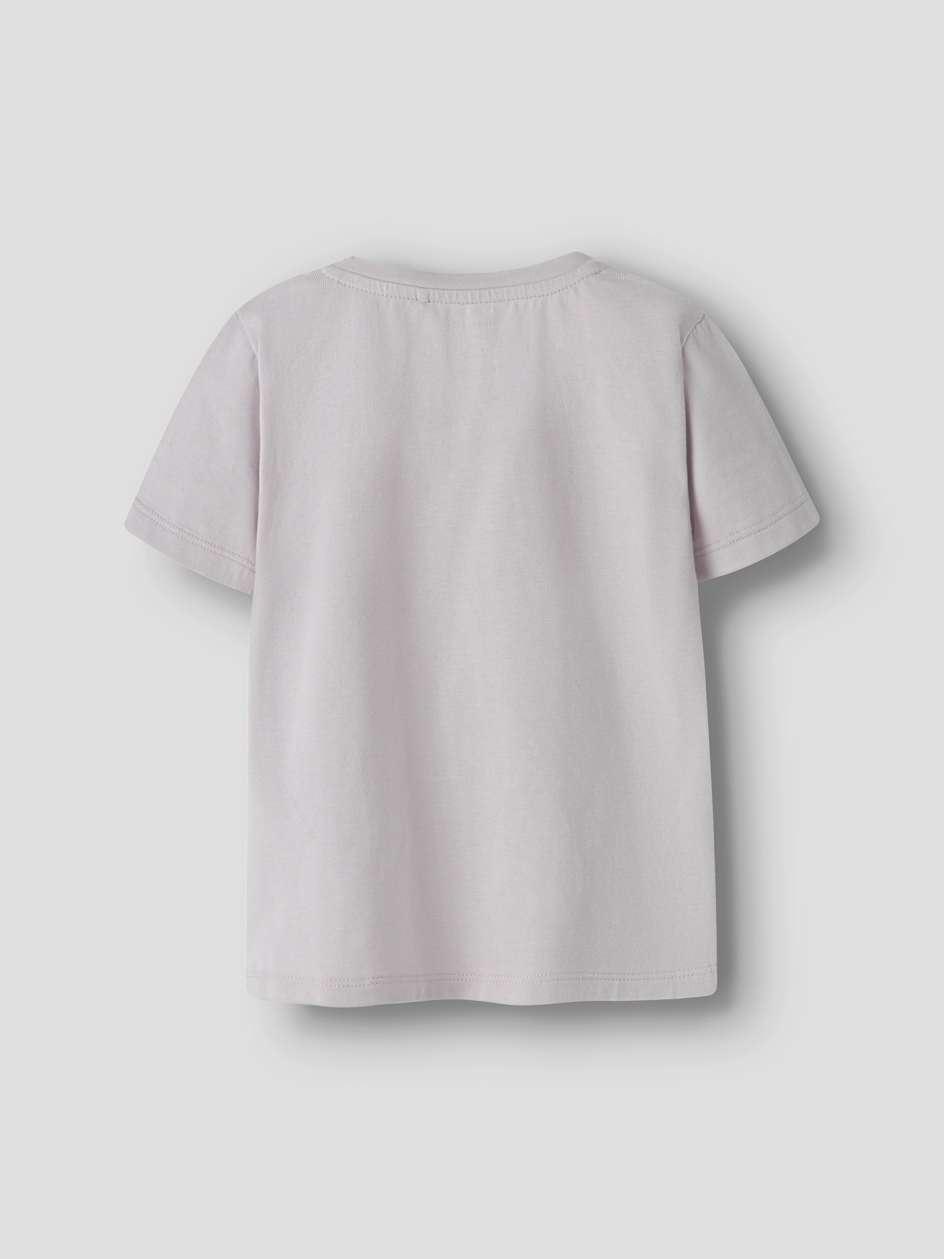 Camiseta Print Corazones Lila Mini
