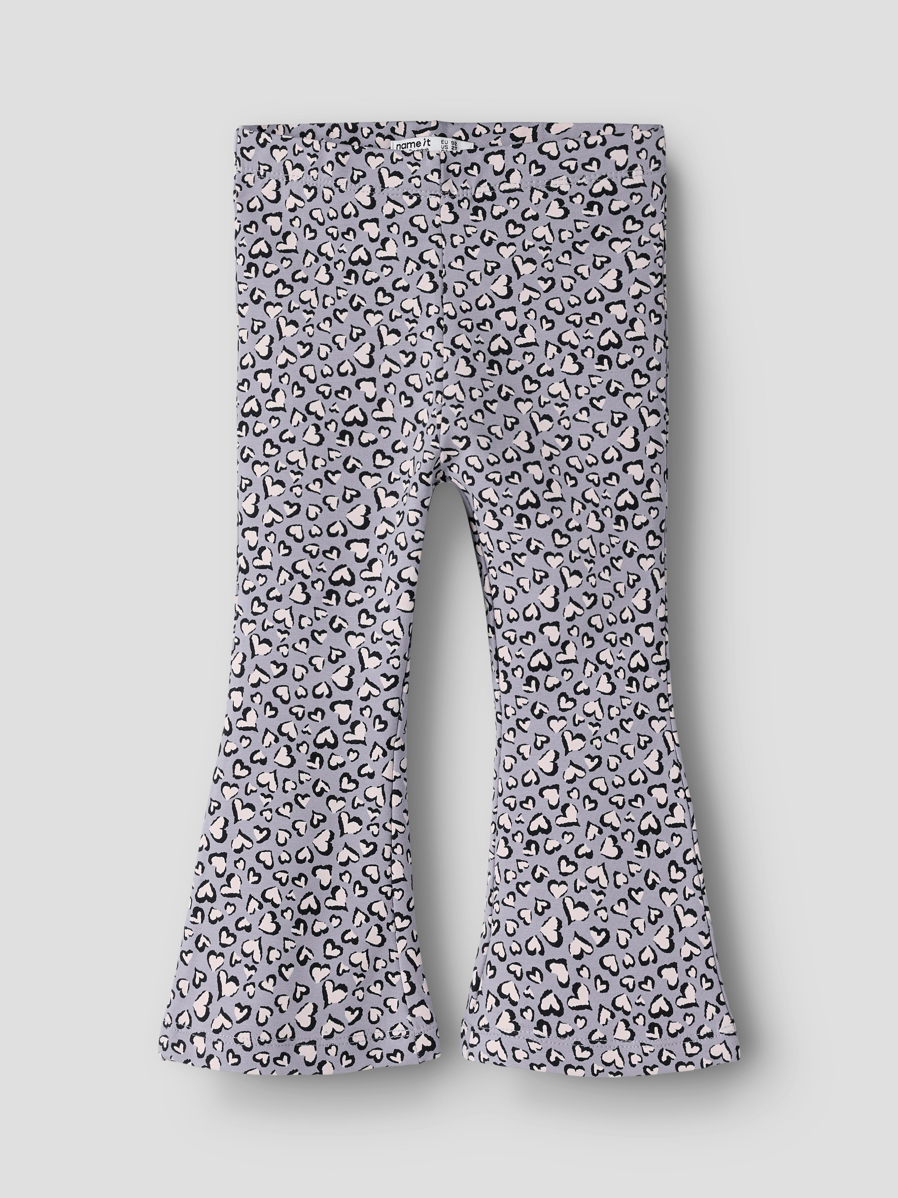 Legging Campana Corazones Lila Mini