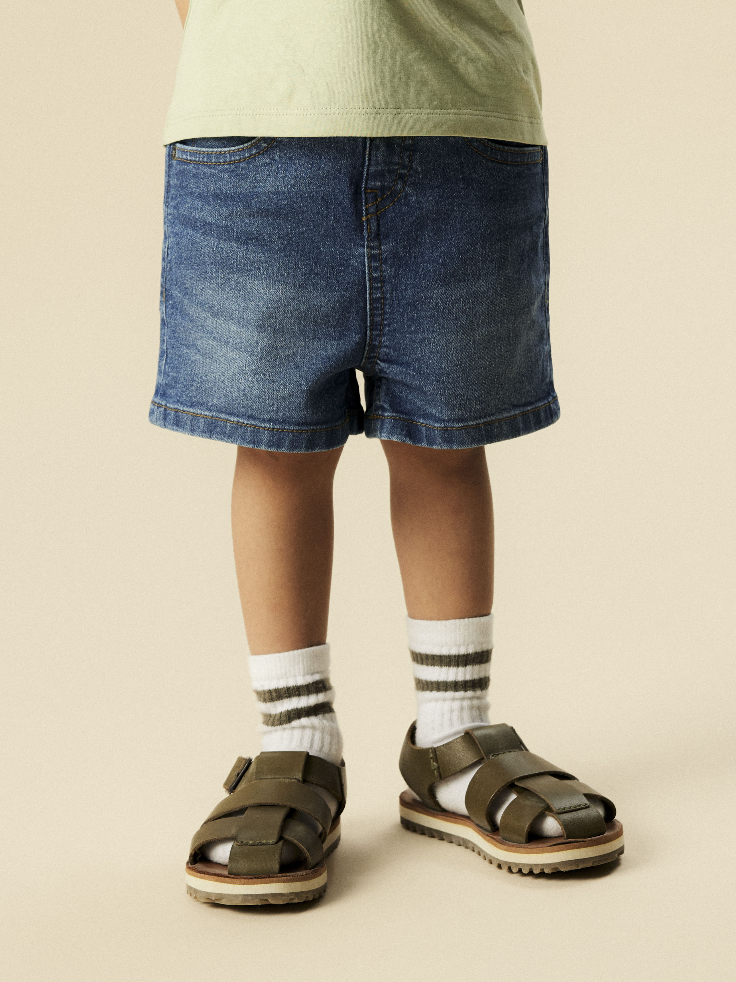 Short Denim Medium Bue Mini