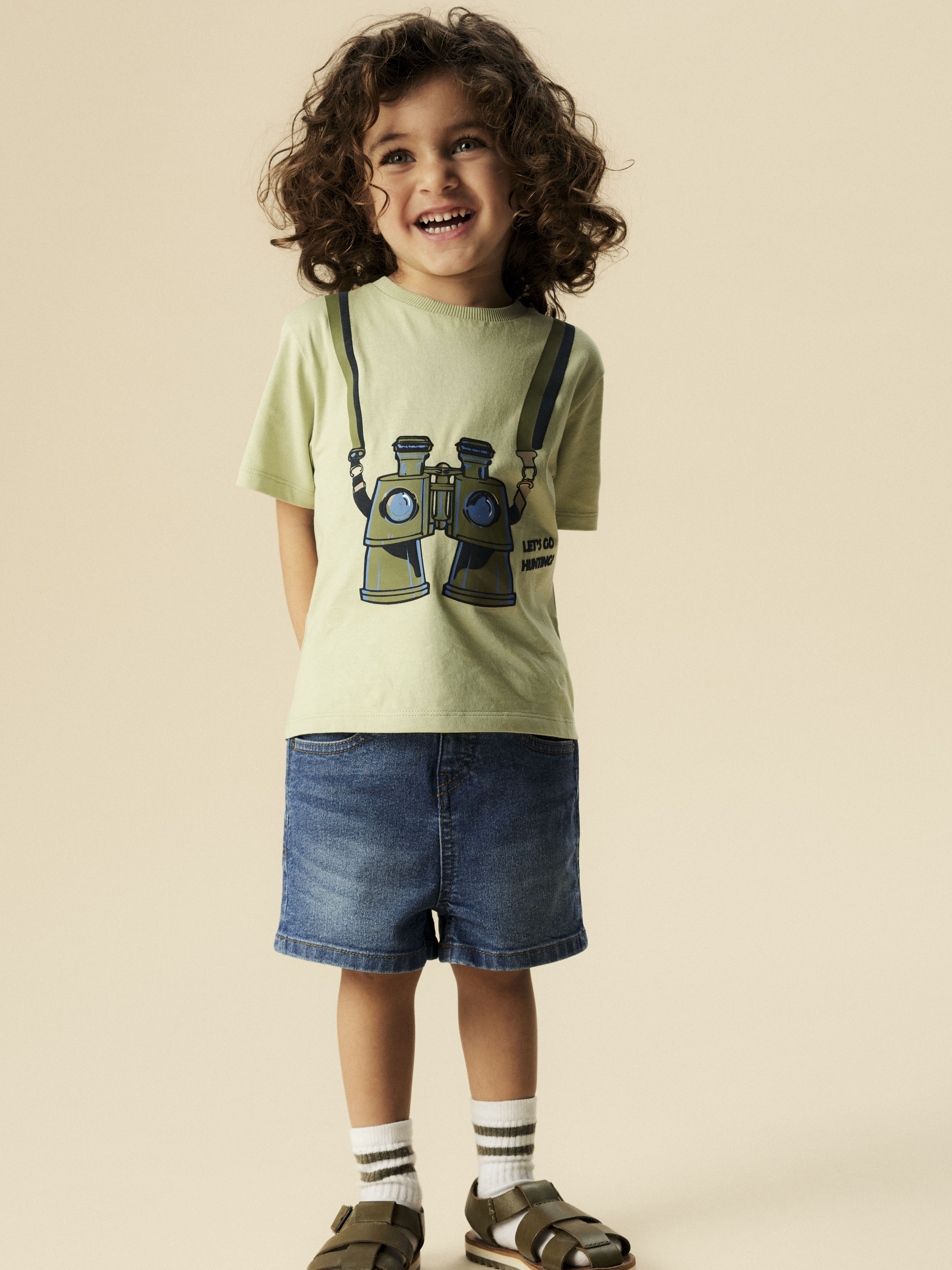Short Denim Medium Bue Mini