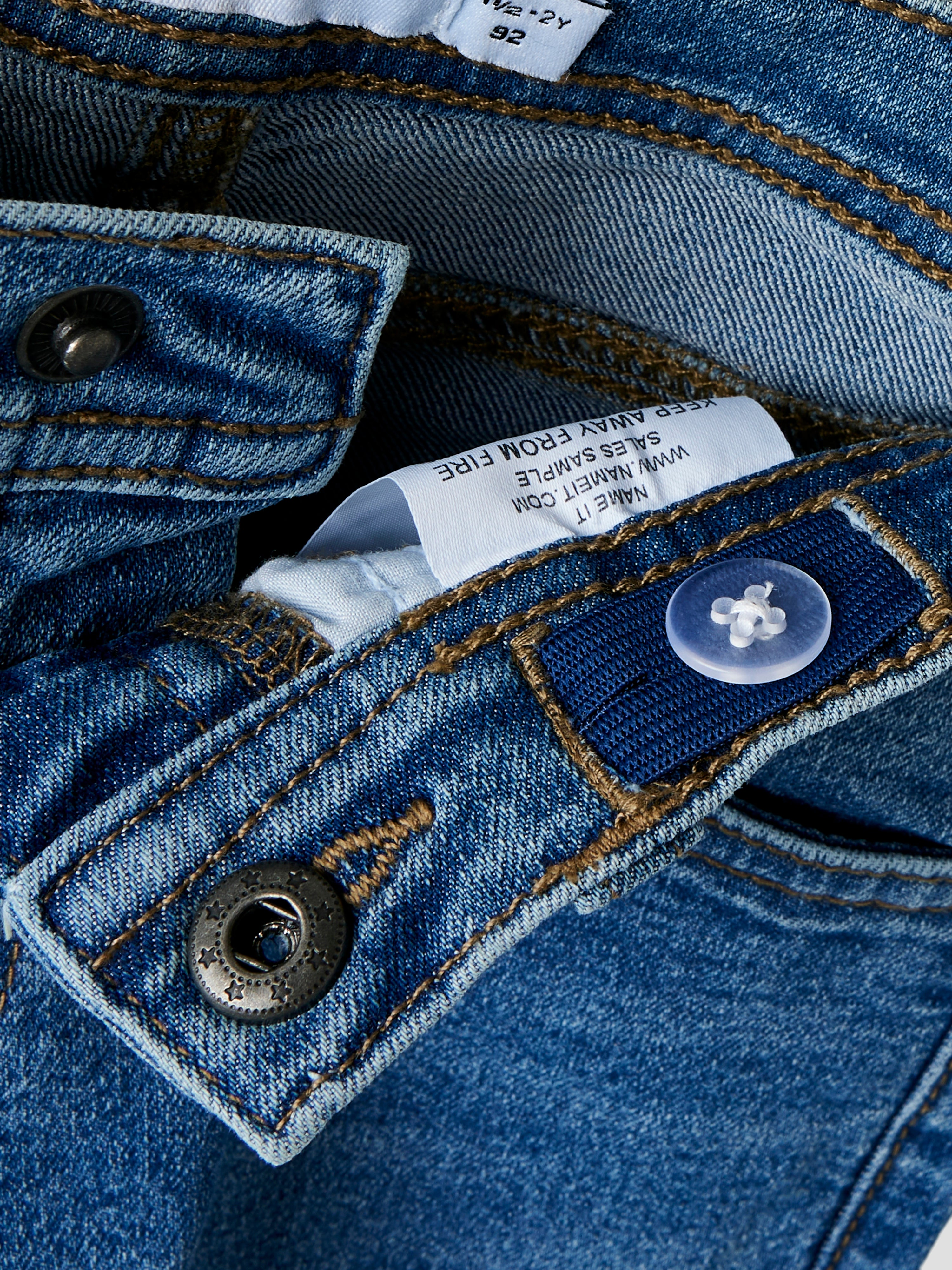 Jeans Recto Medium Blue Mini