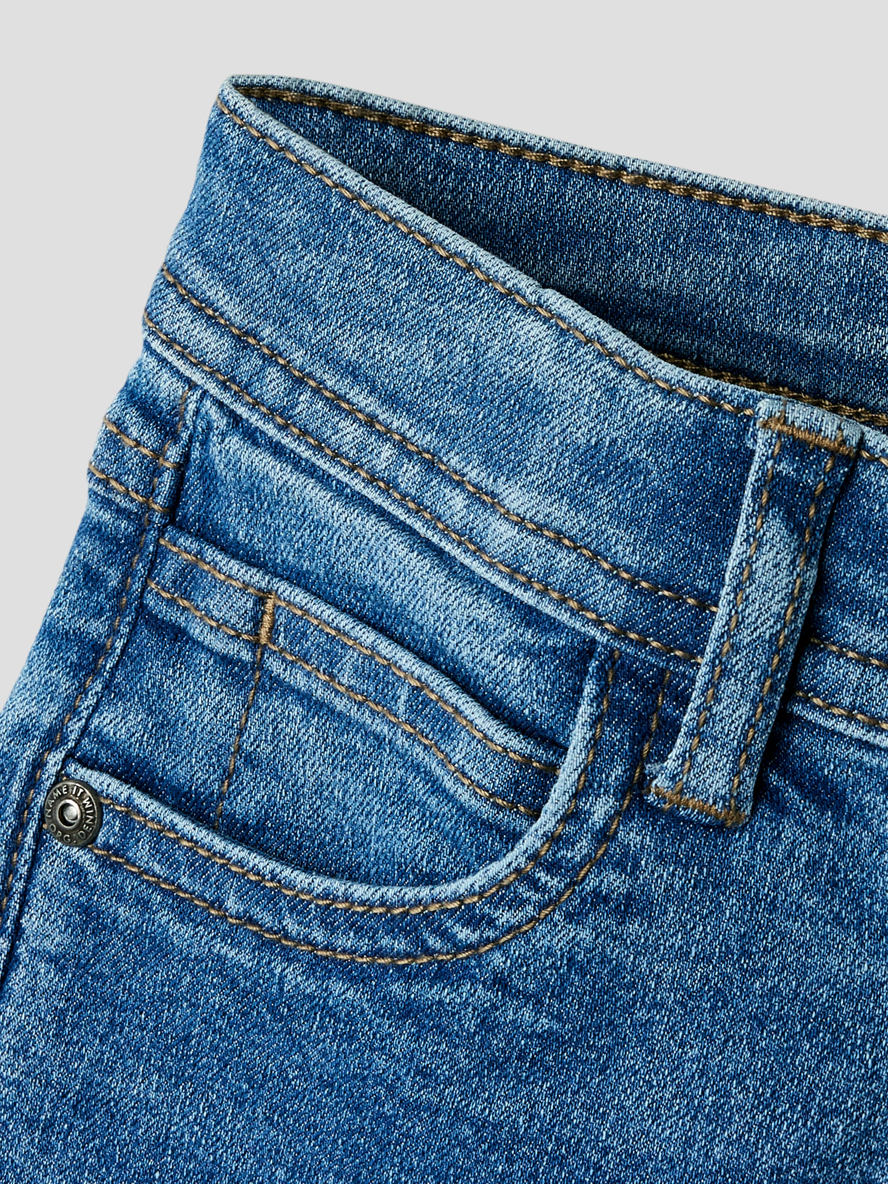 Jeans Recto Medium Blue Mini