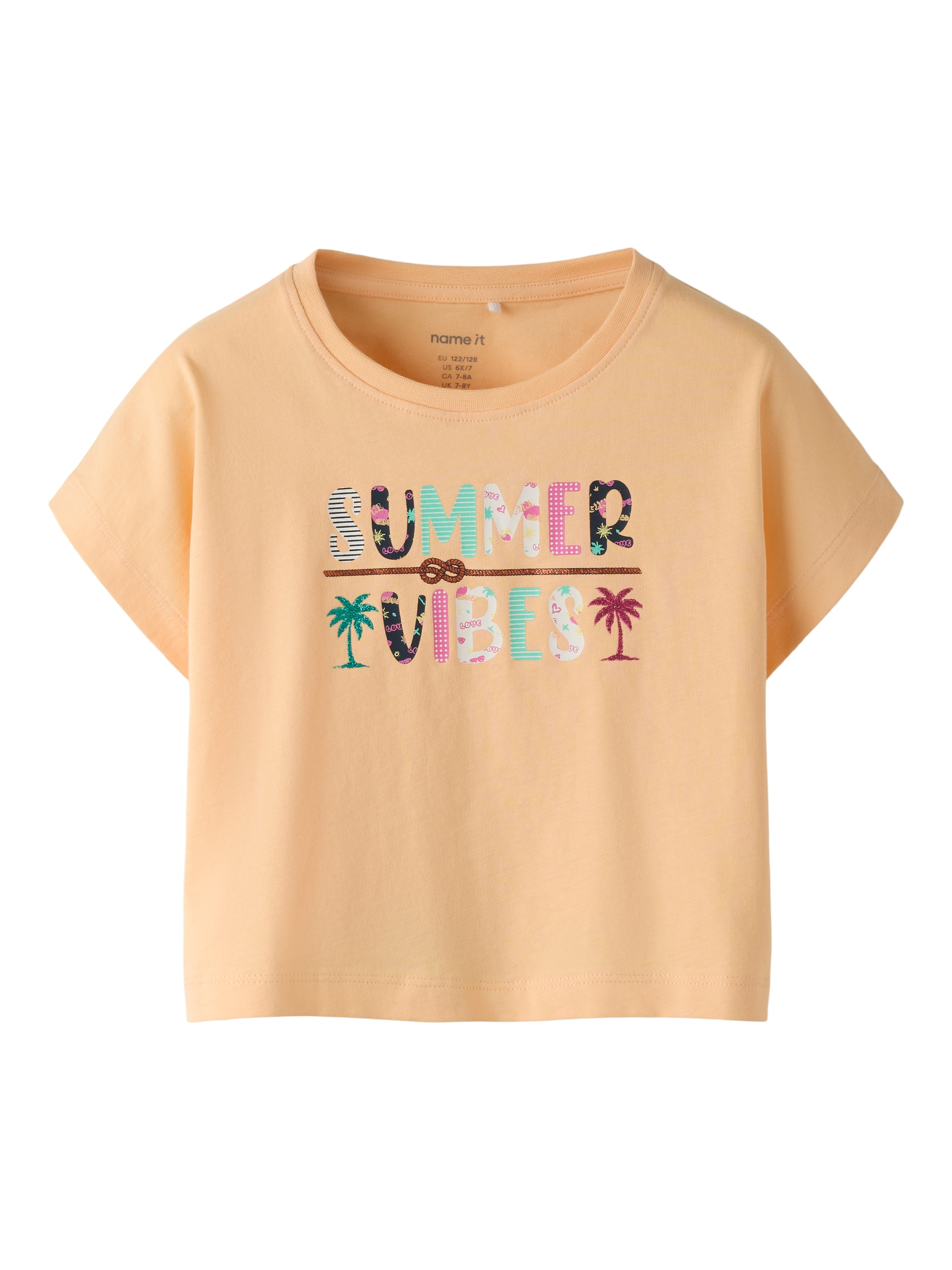 Camiseta Summer Peach Crop