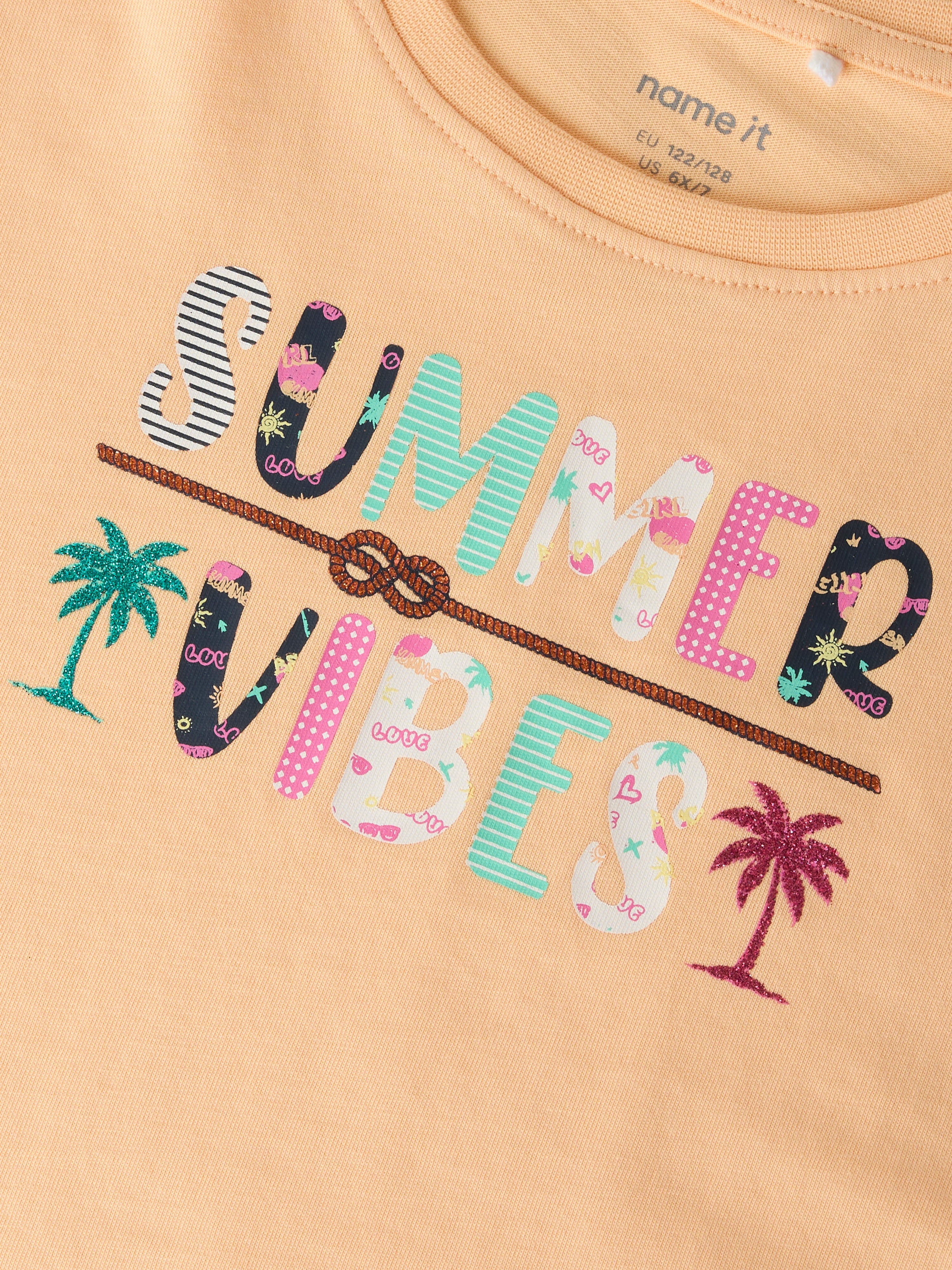 Camiseta Summer Peach Crop