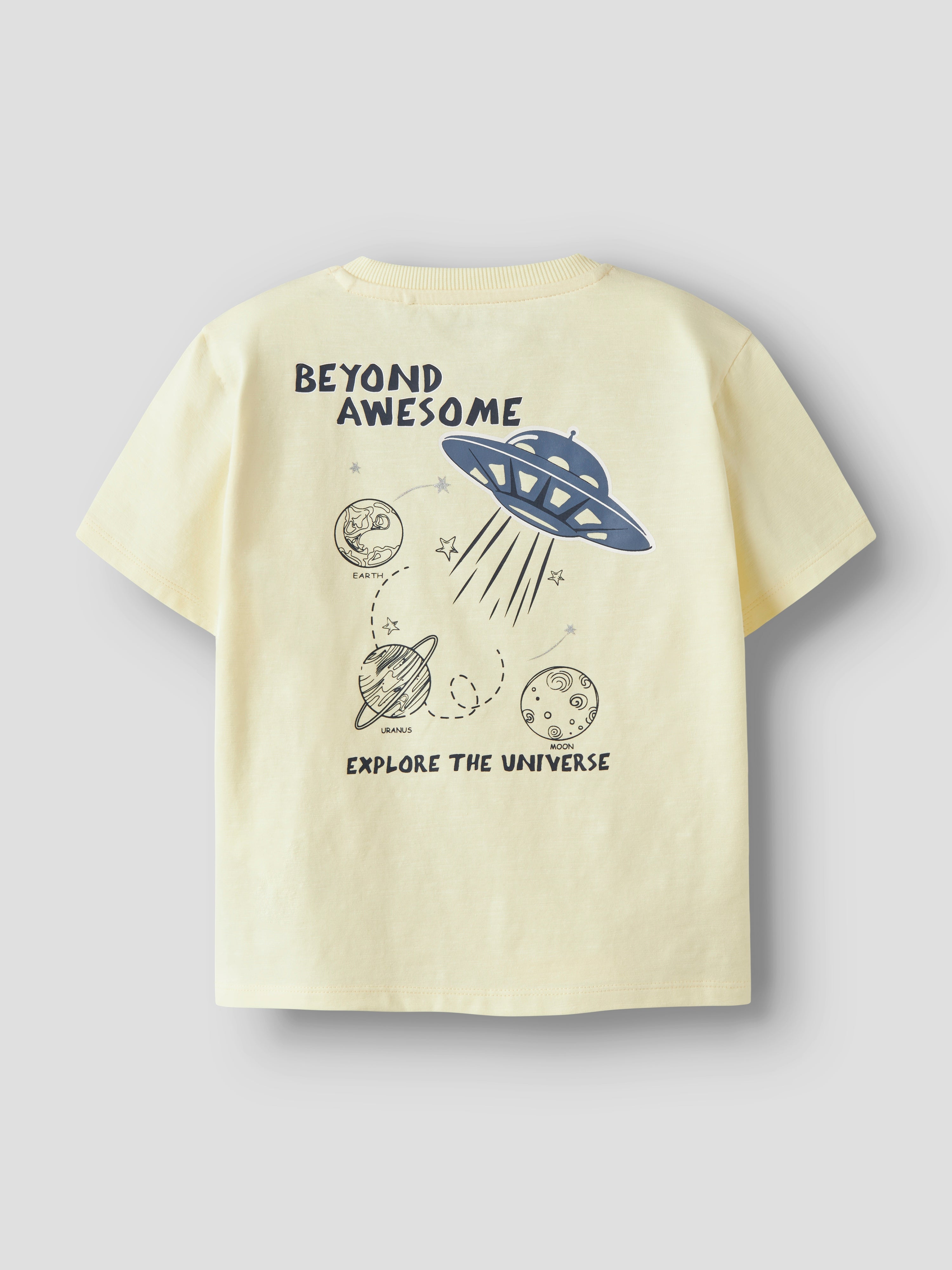 Camiseta Espacio Amarilla Mini