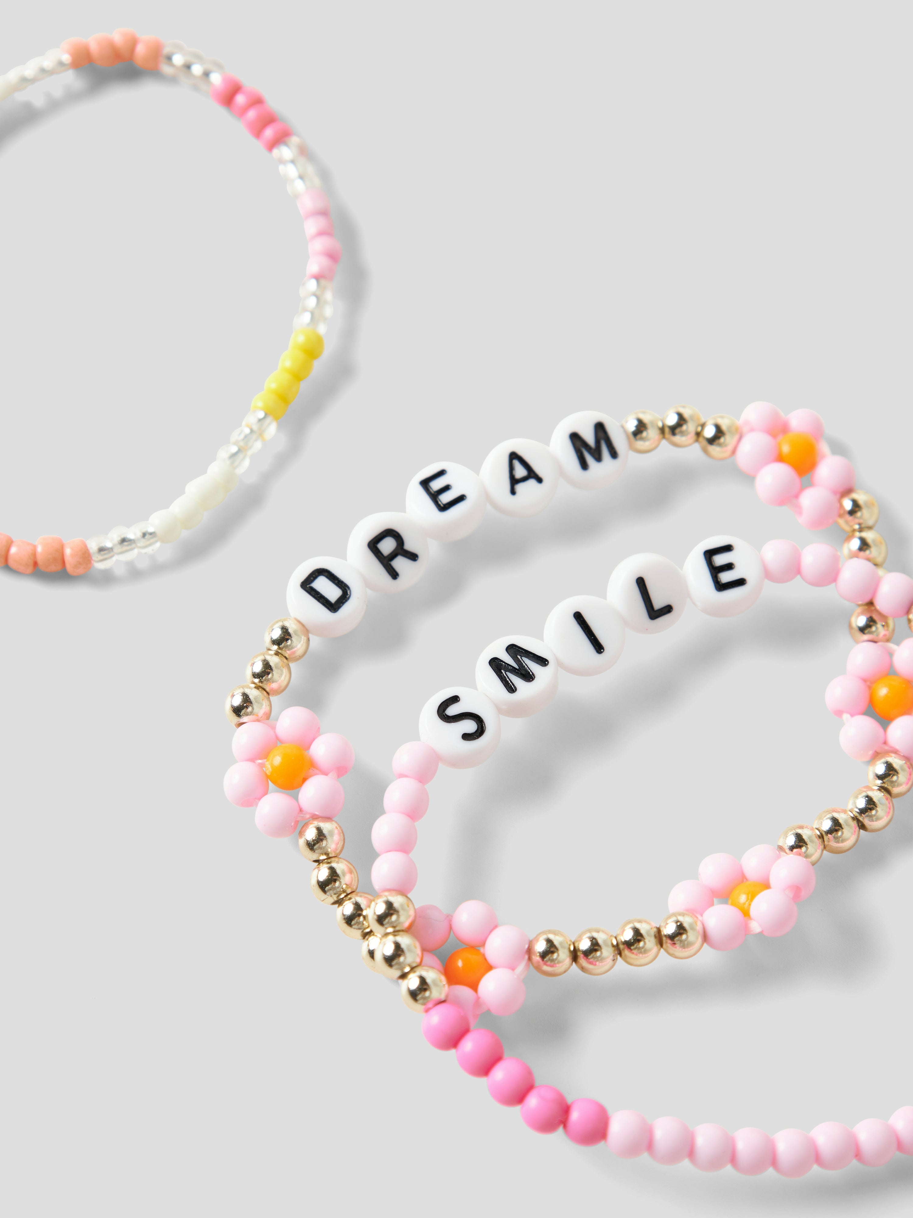 Pack 3 Pulseras Rosa