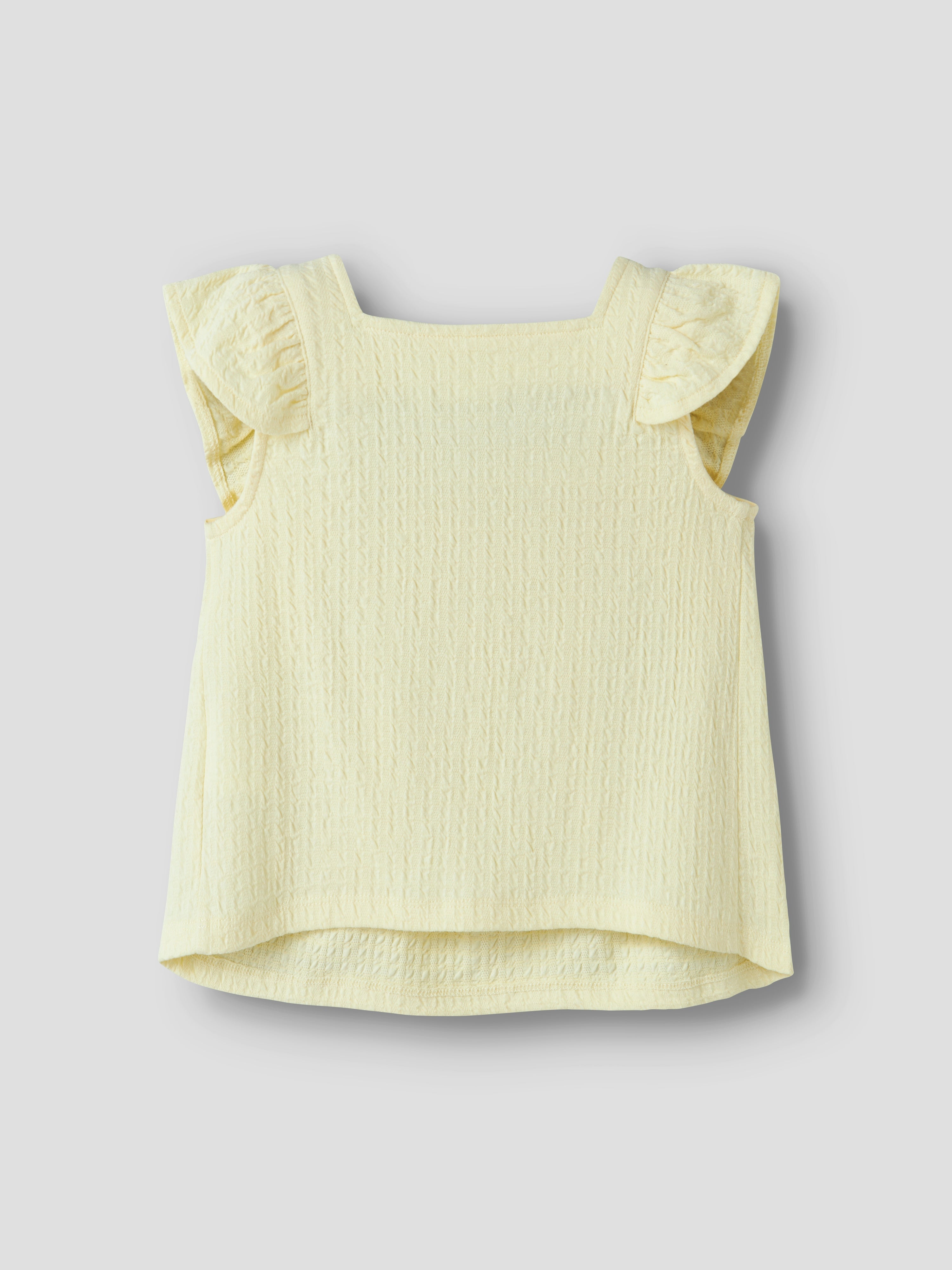 Blusa Volantes Amarilla Mini