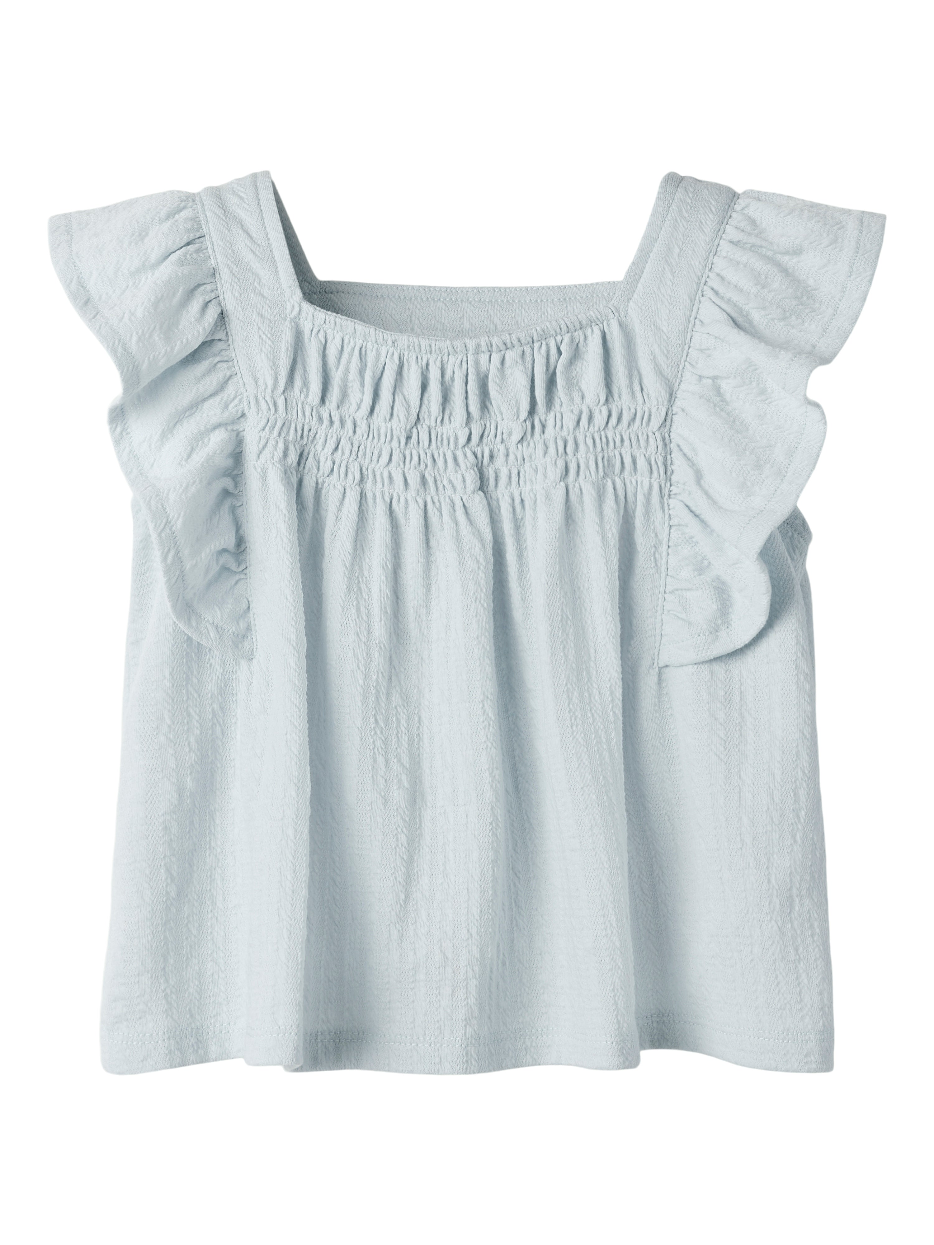 Blusa Volantes Blue Mini