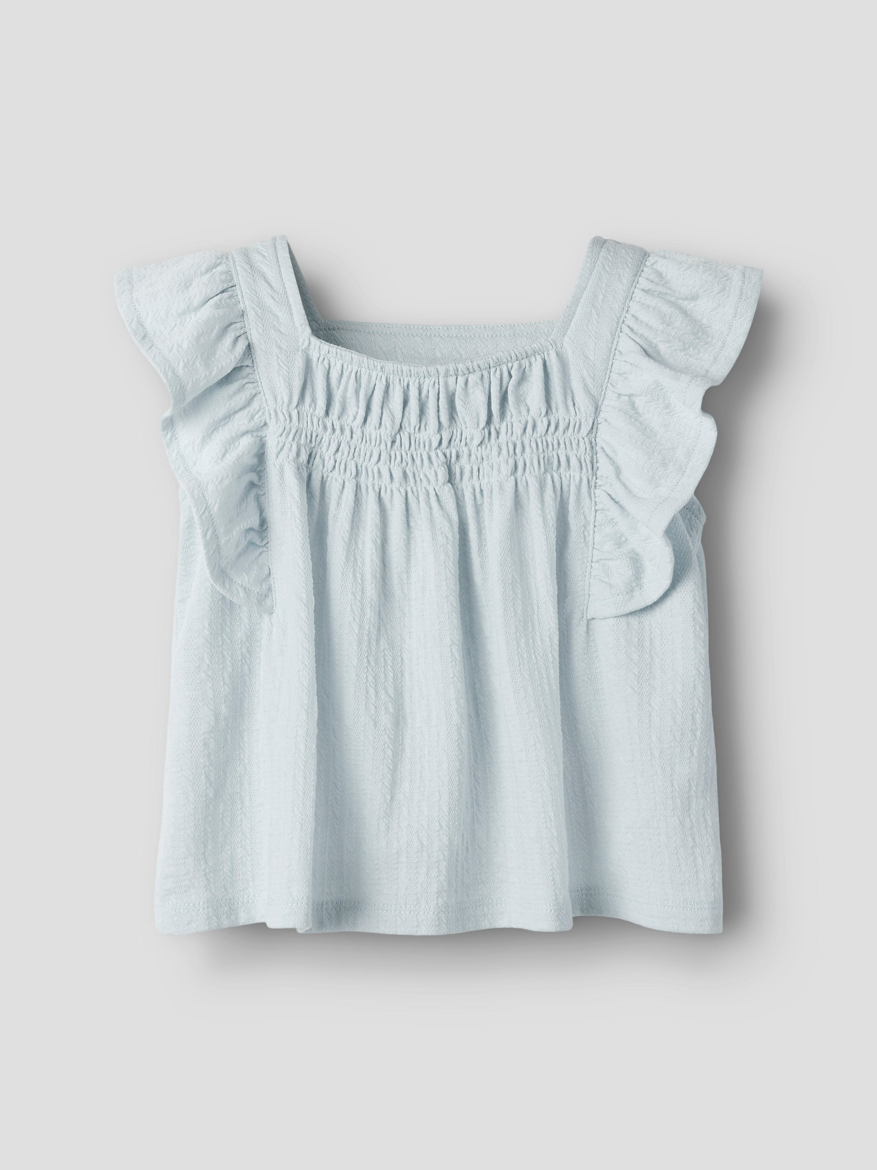 Blusa Volantes Blue Mini
