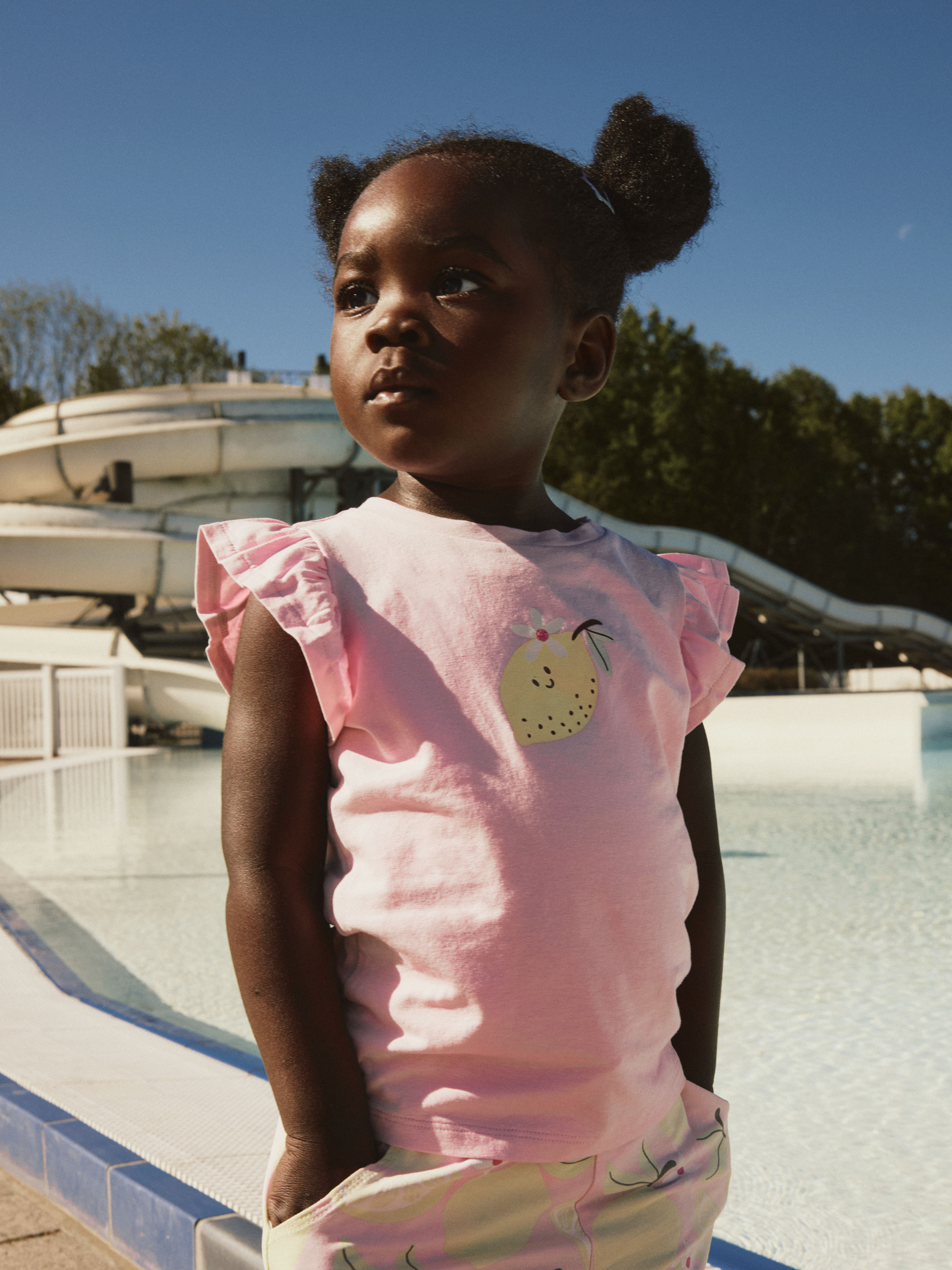 Camiseta Limón Rosa Mini