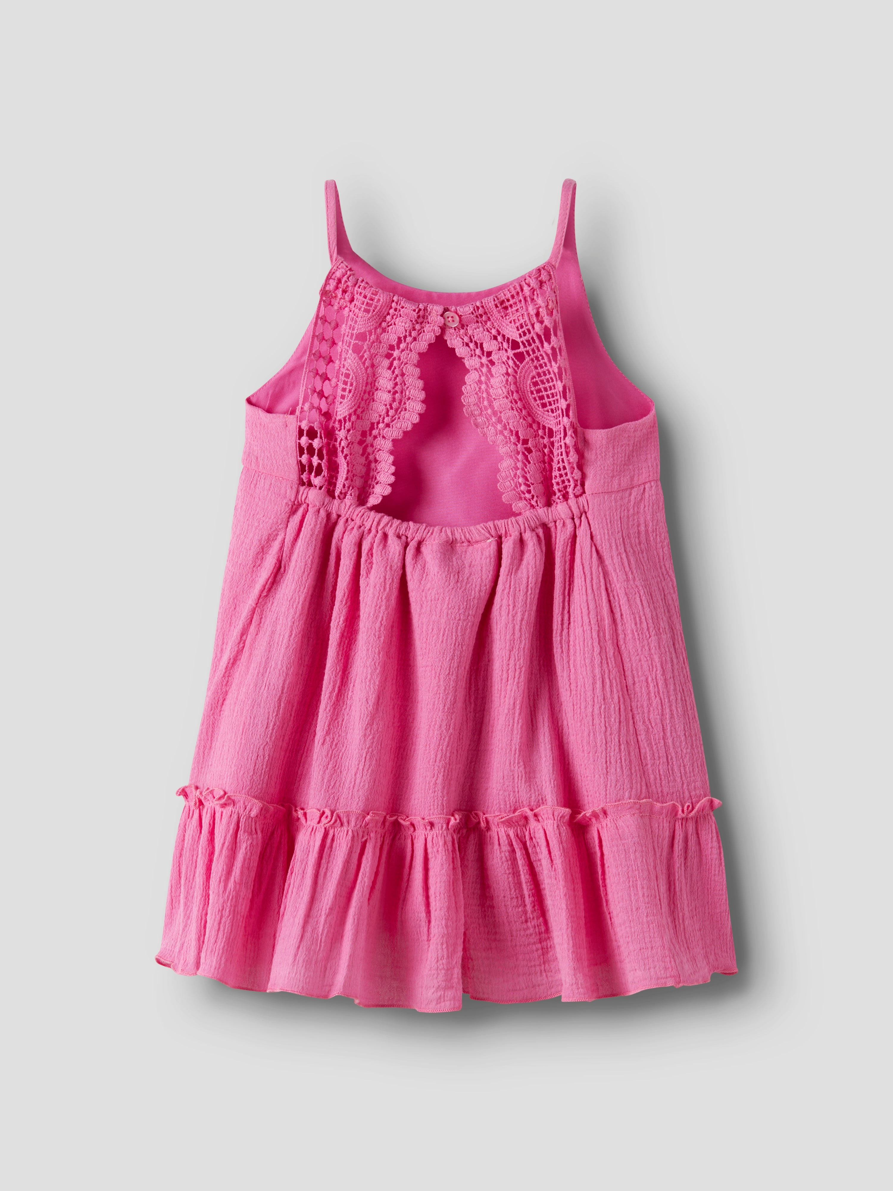 Vestido Crochet Fucsia Mini