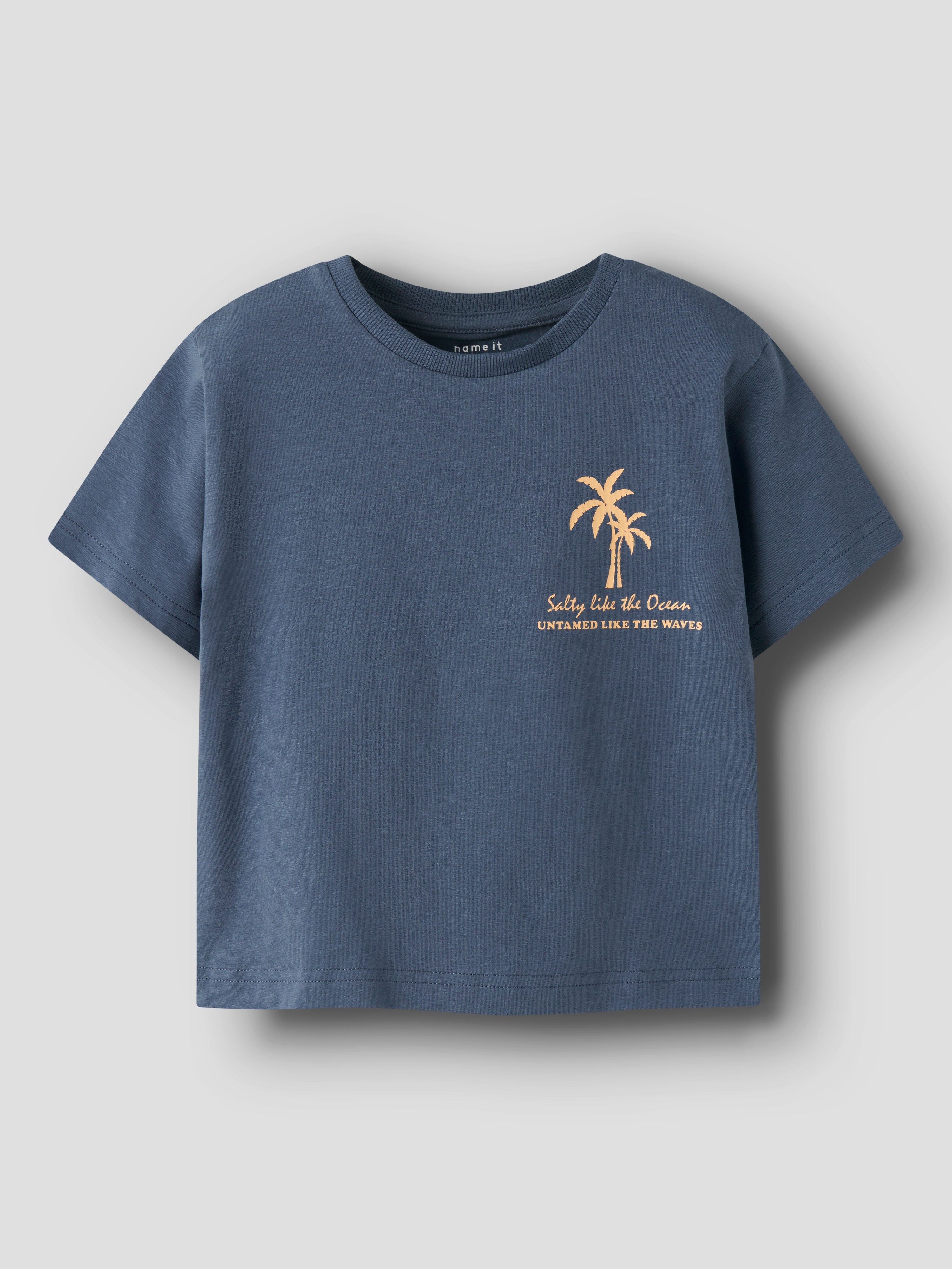 Camiseta Palmeras Azul Mini