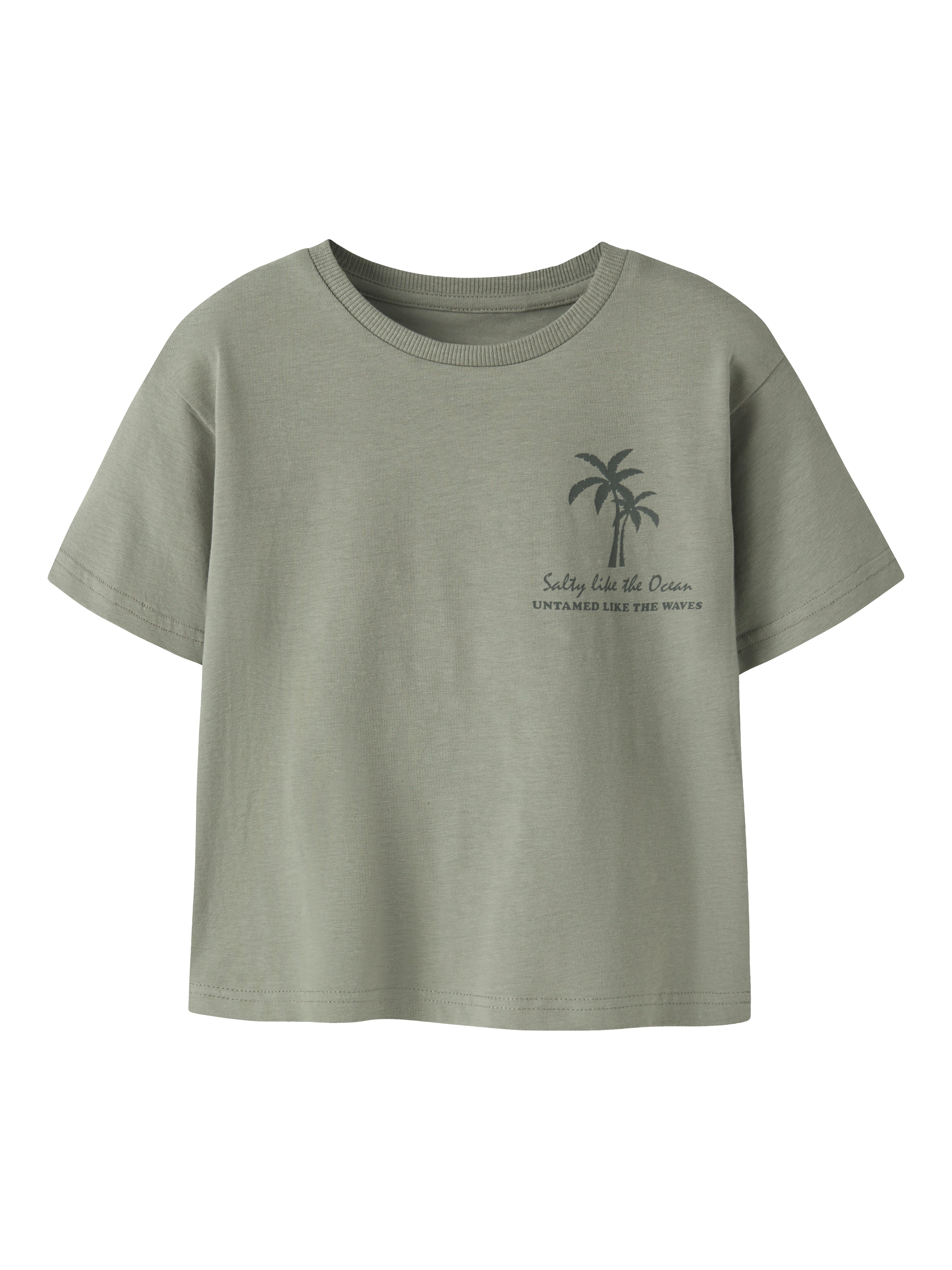 Camiseta Palmeras Verde Mini