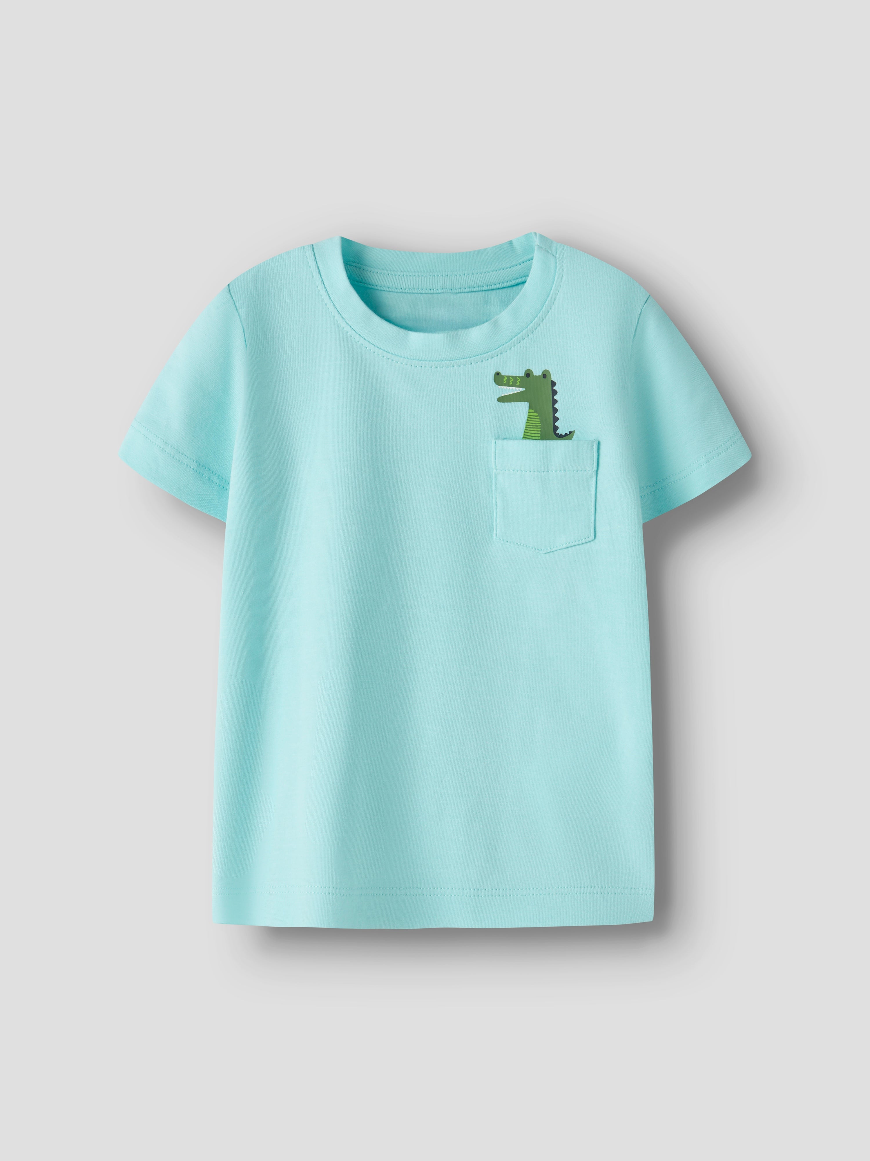 Camiseta Cocodrilo Turquesa Bebé