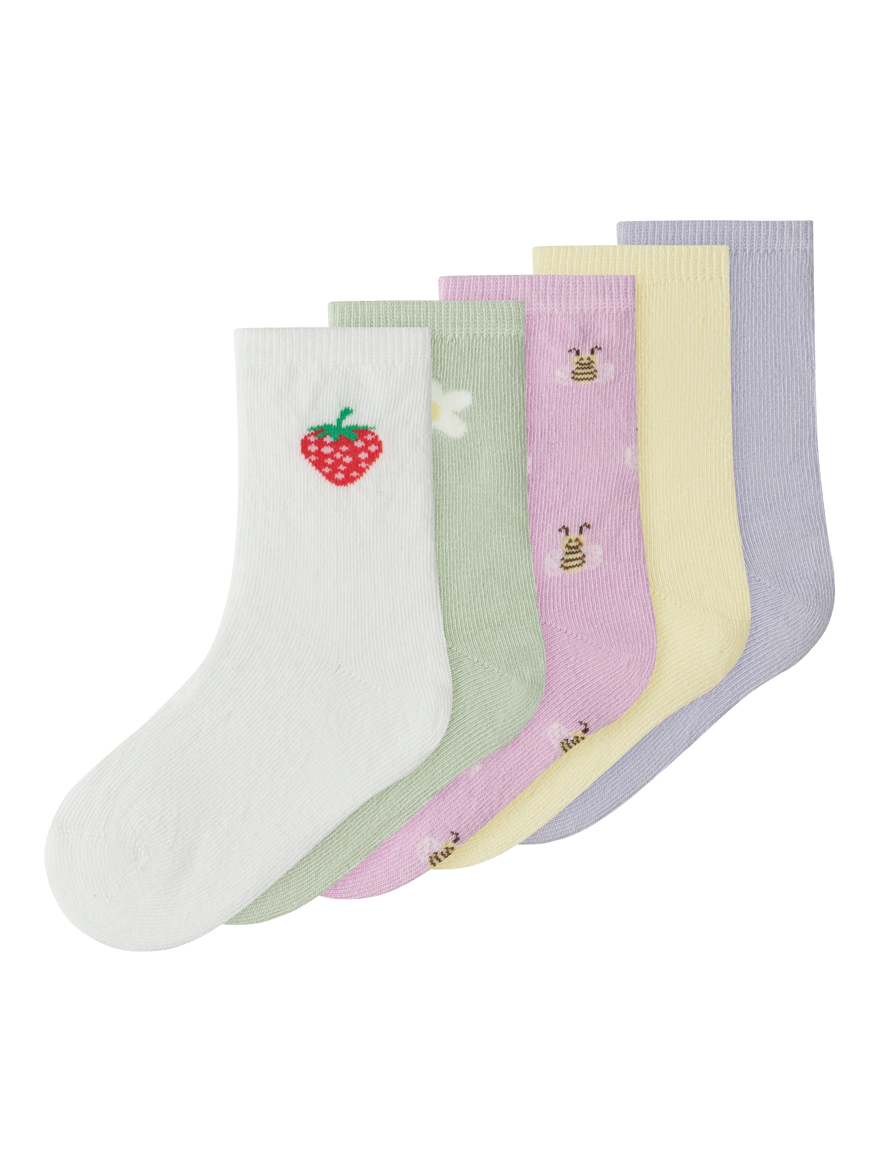 Pack 5 Calcetines Niña Pastel