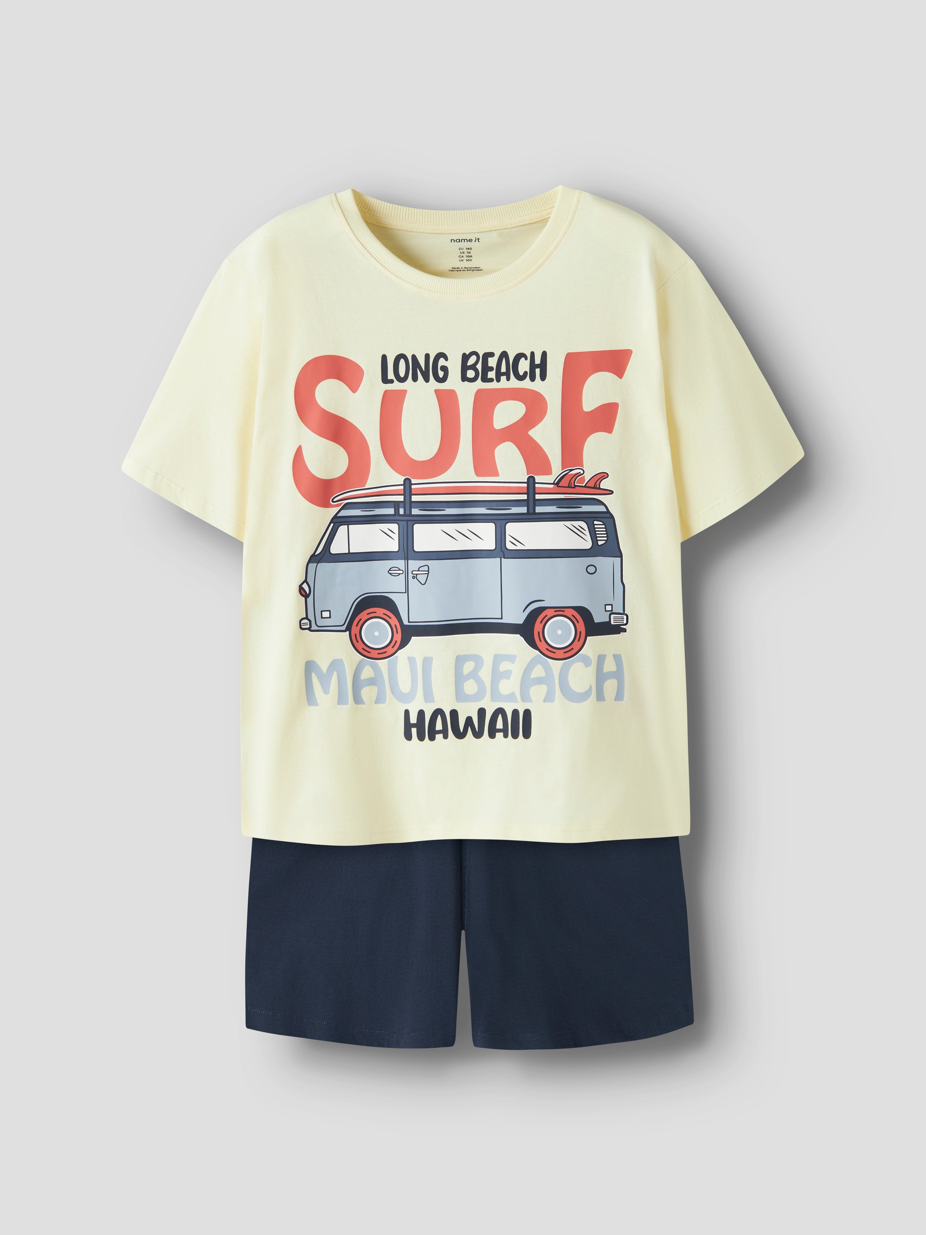 Conjunto Surf Amarillo Kid