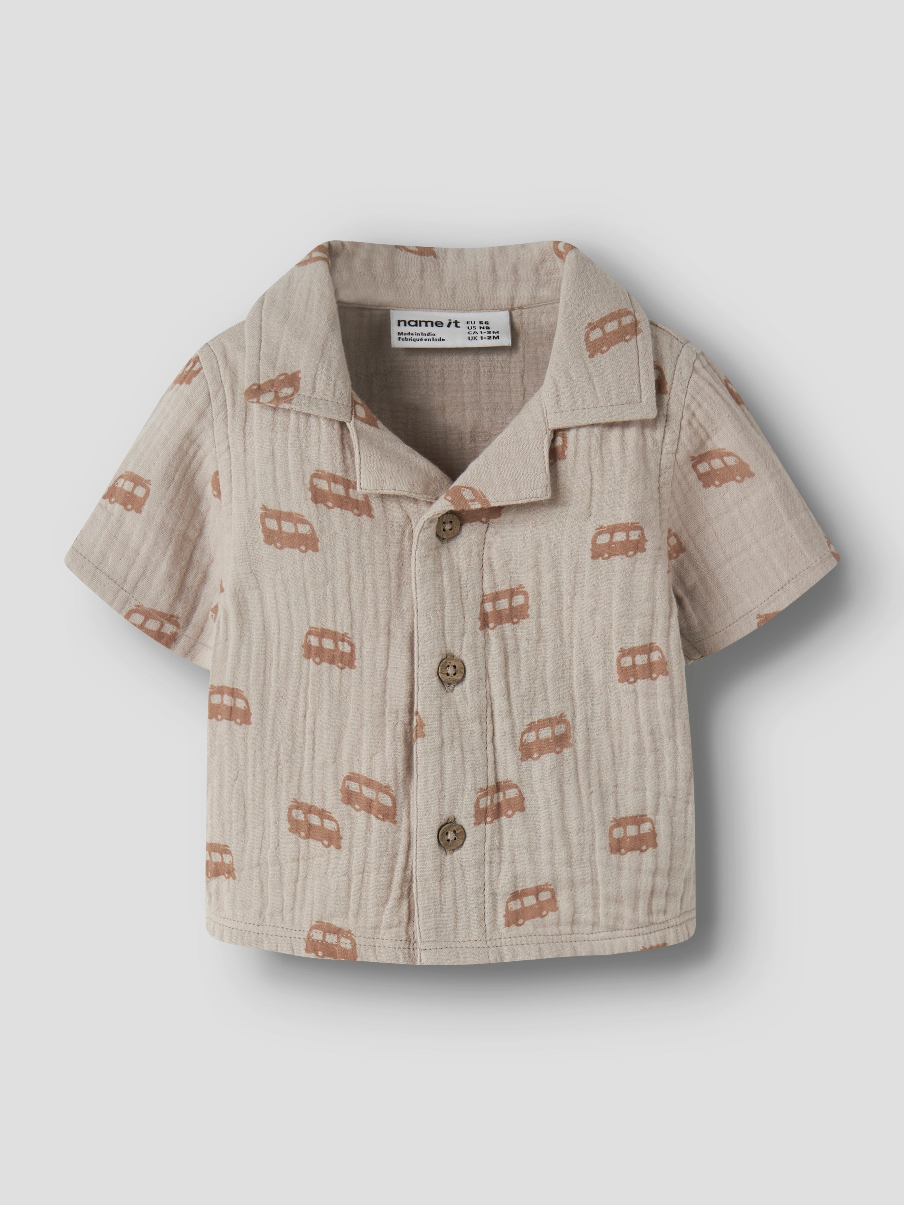 Camisa Caravanas Begie Bebé