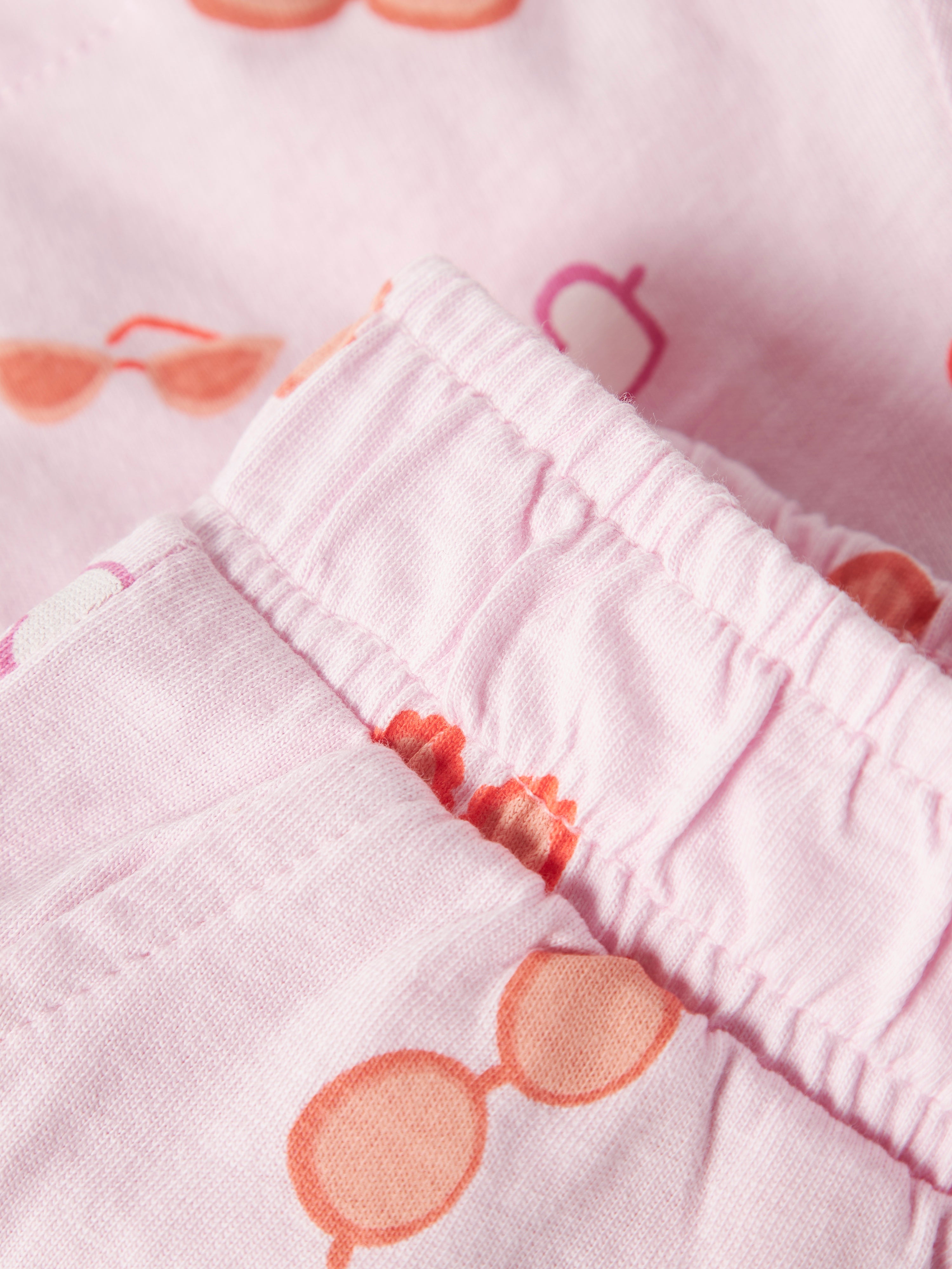 Short Gafas Rosa Mini