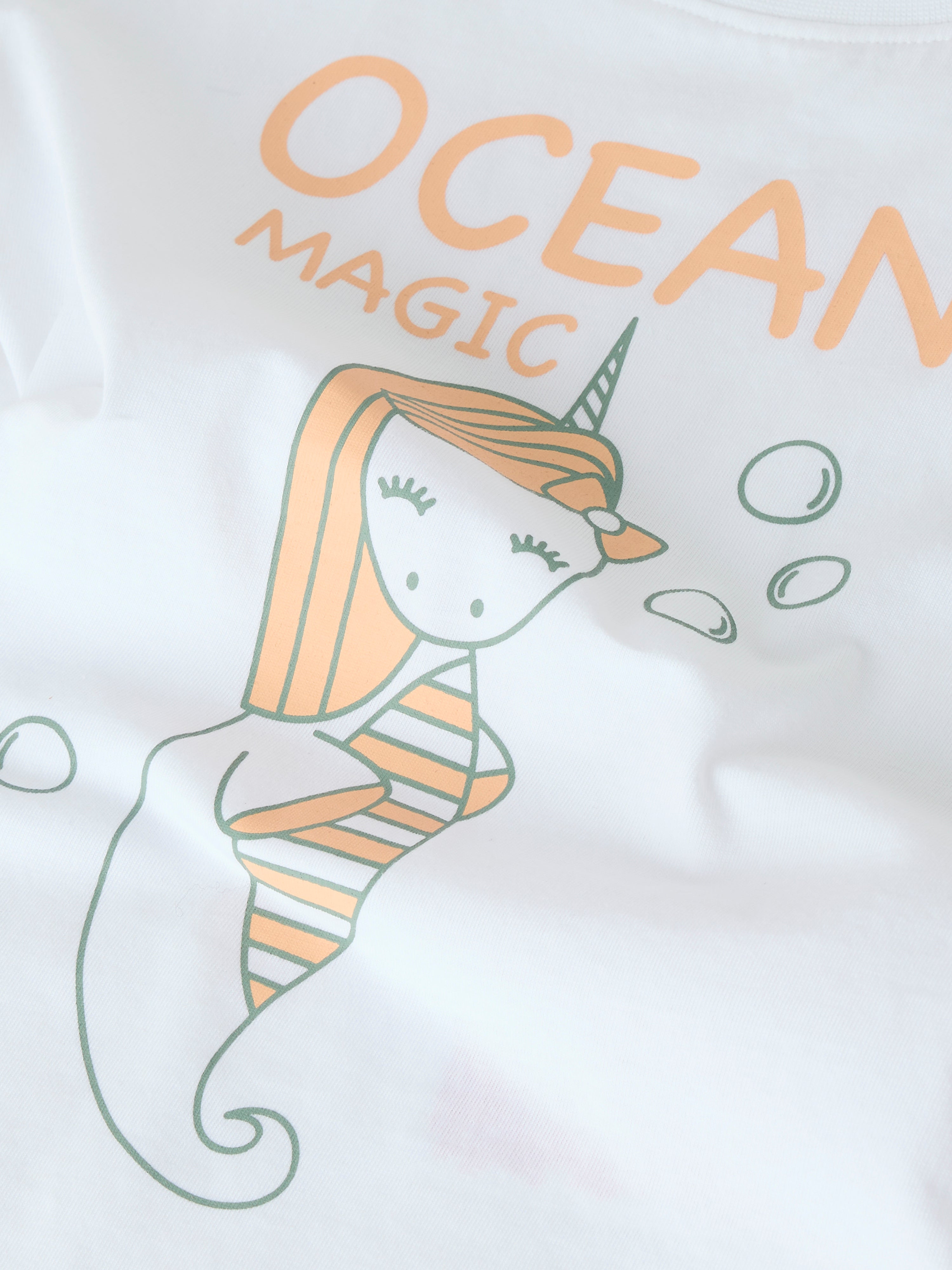 Camiseta Ocean Blanca Mini