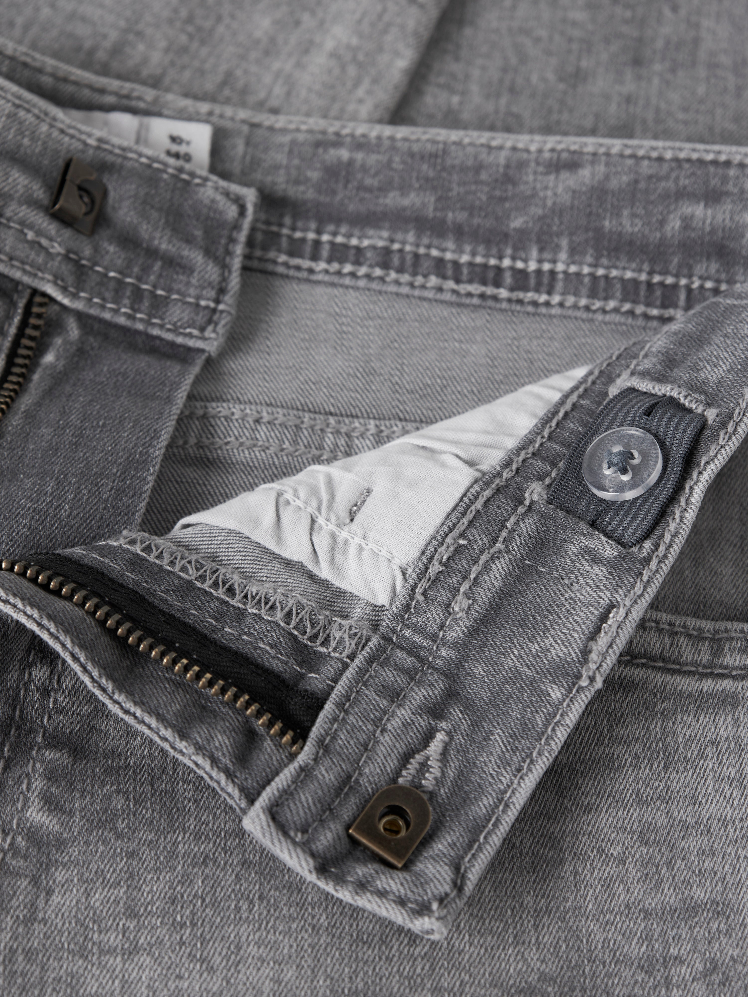 Jeans Straight Medium Grey
