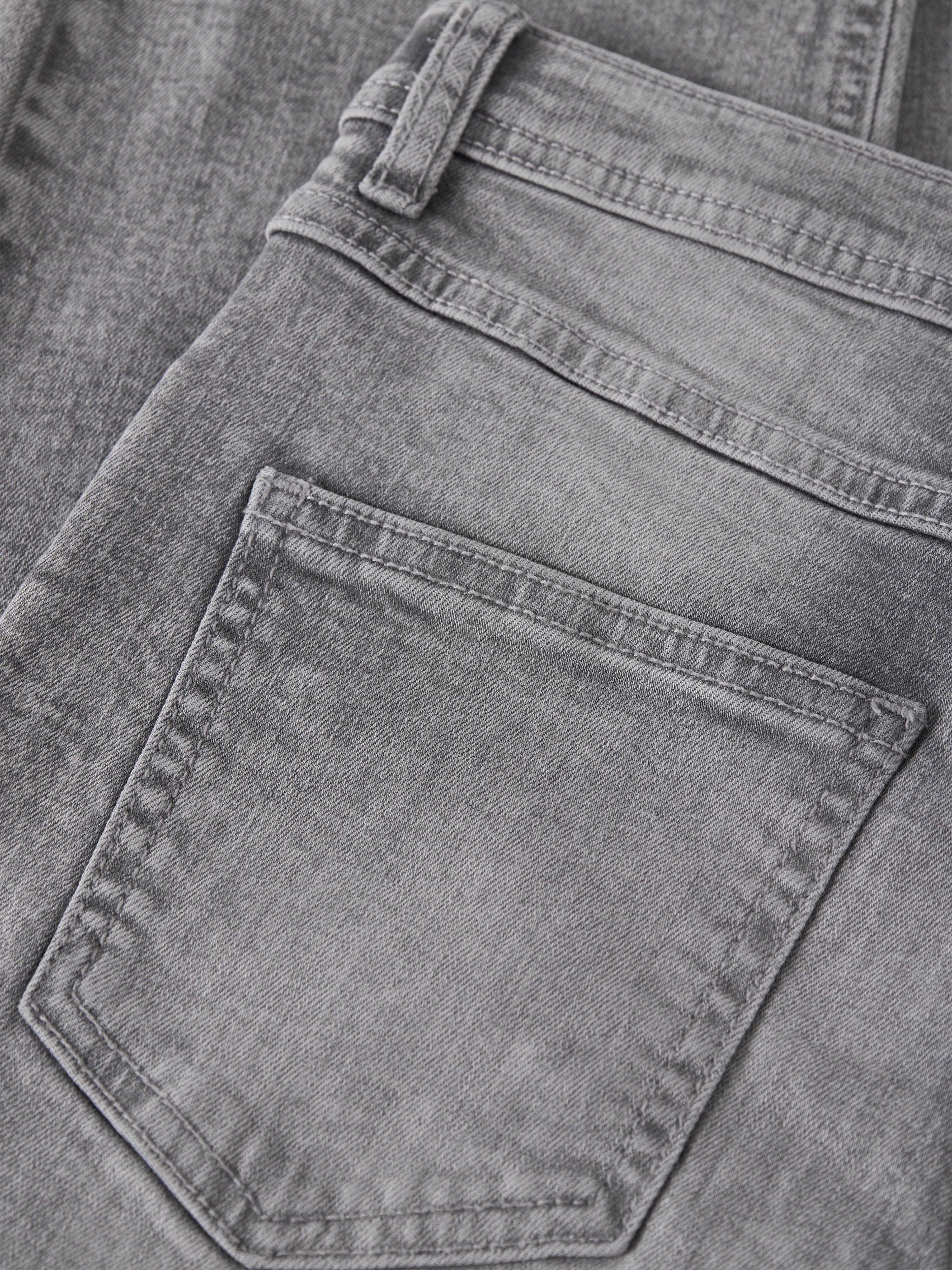 Jeans Straight Medium Grey