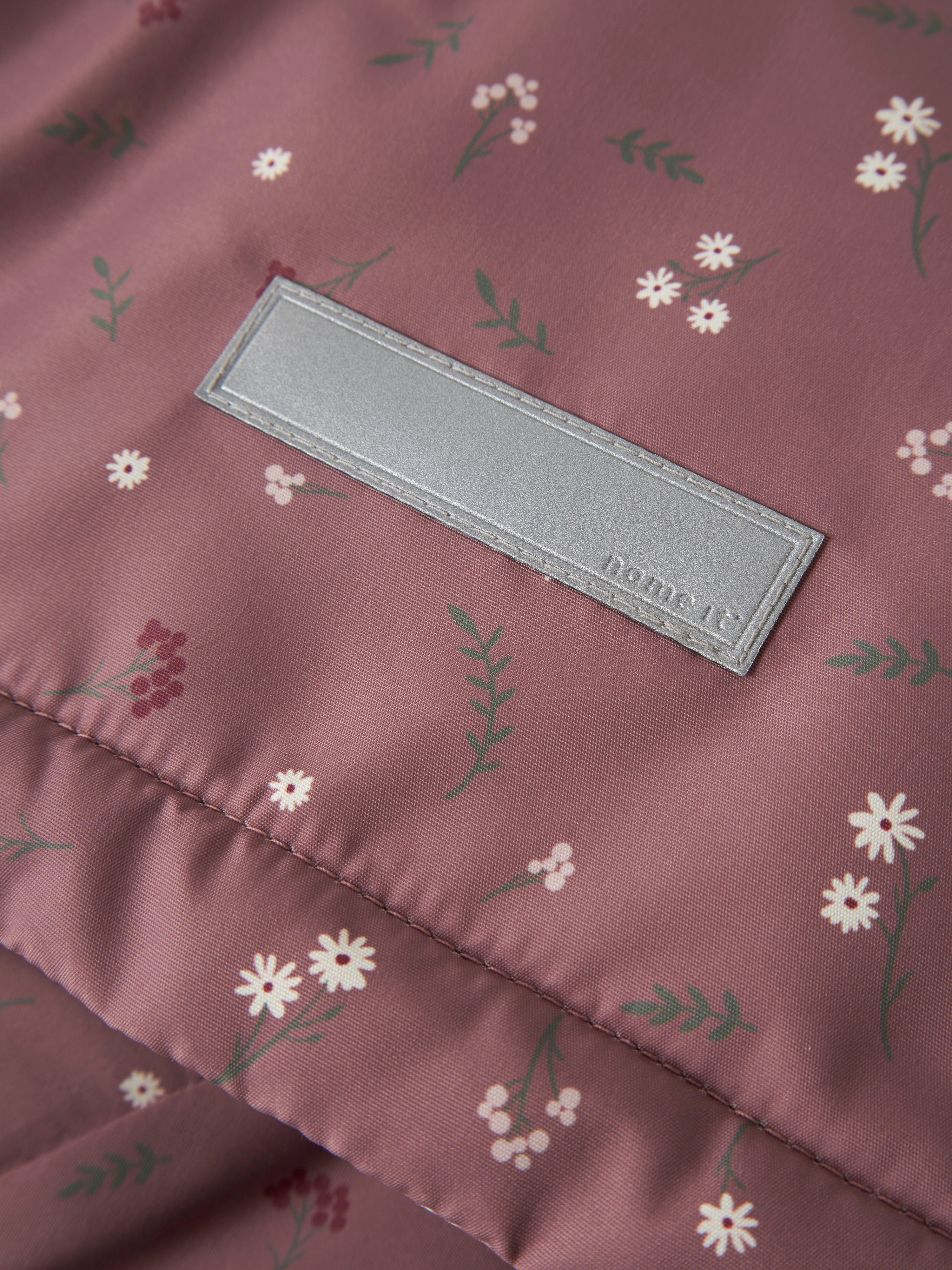 Chaqueta Floral Malva Mini