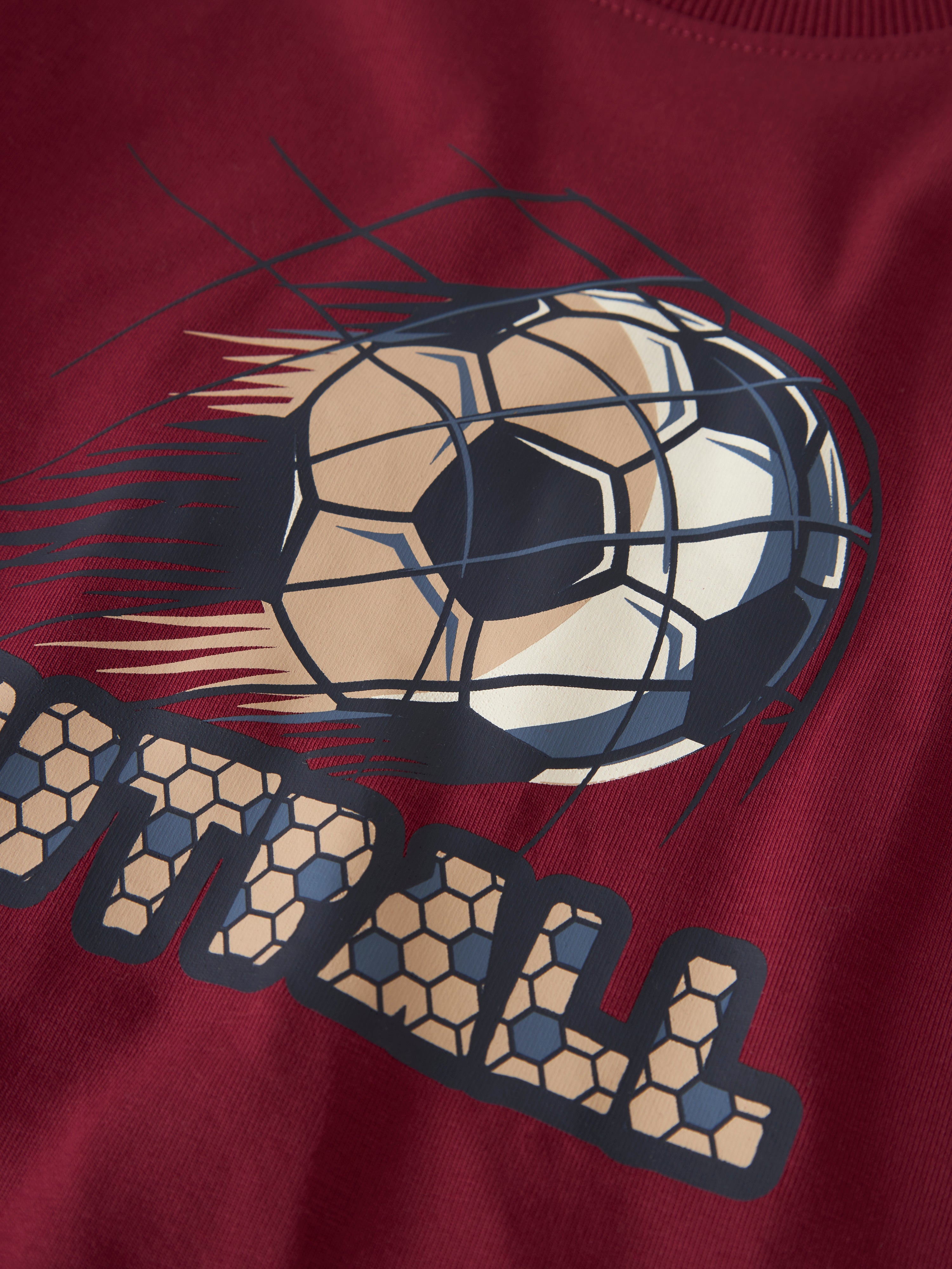 Camiseta Football Roja Mini