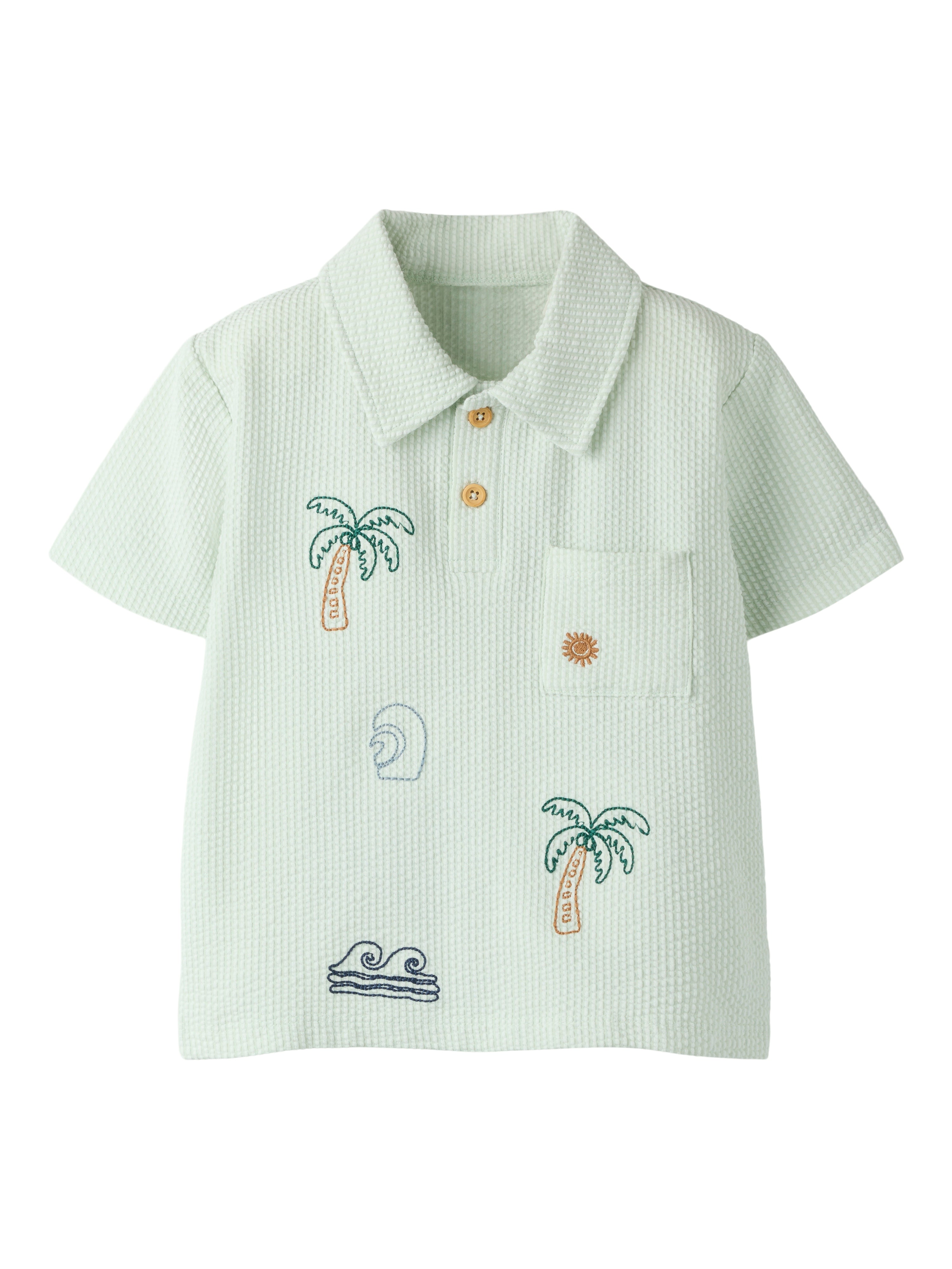Polo Rayas Verde Mini