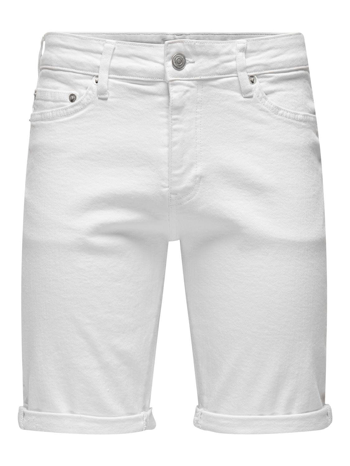 Pantalón Corto Ply Blanco