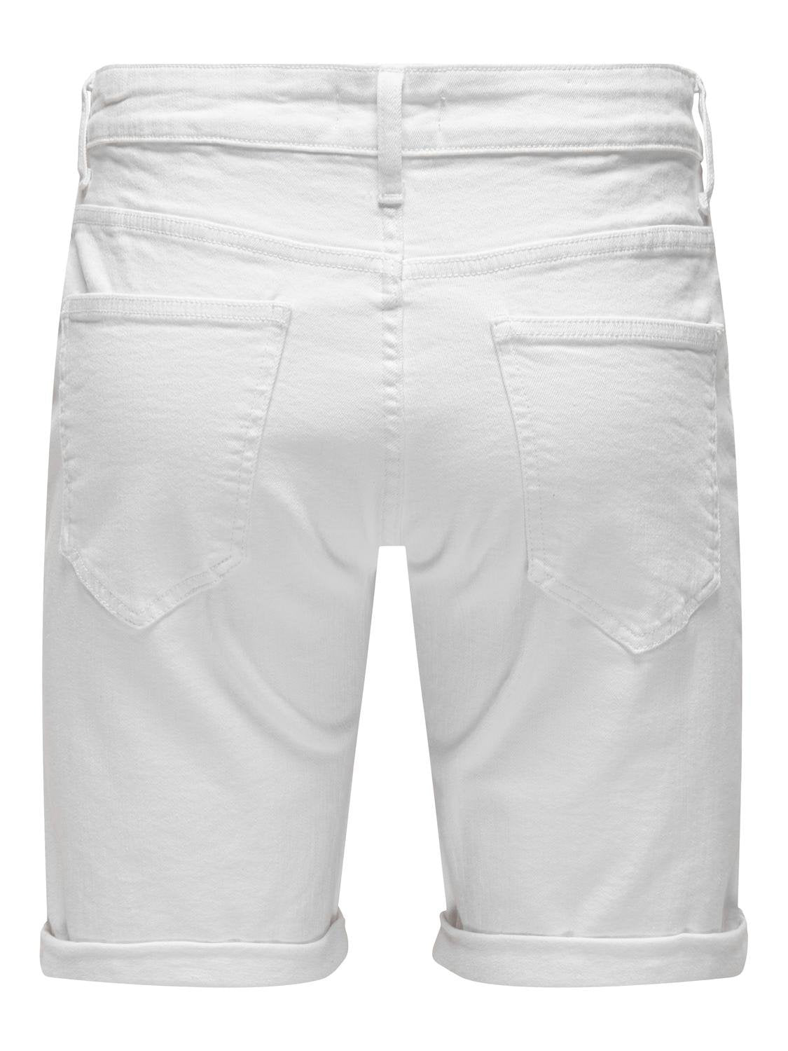Pantalón Corto Ply Blanco