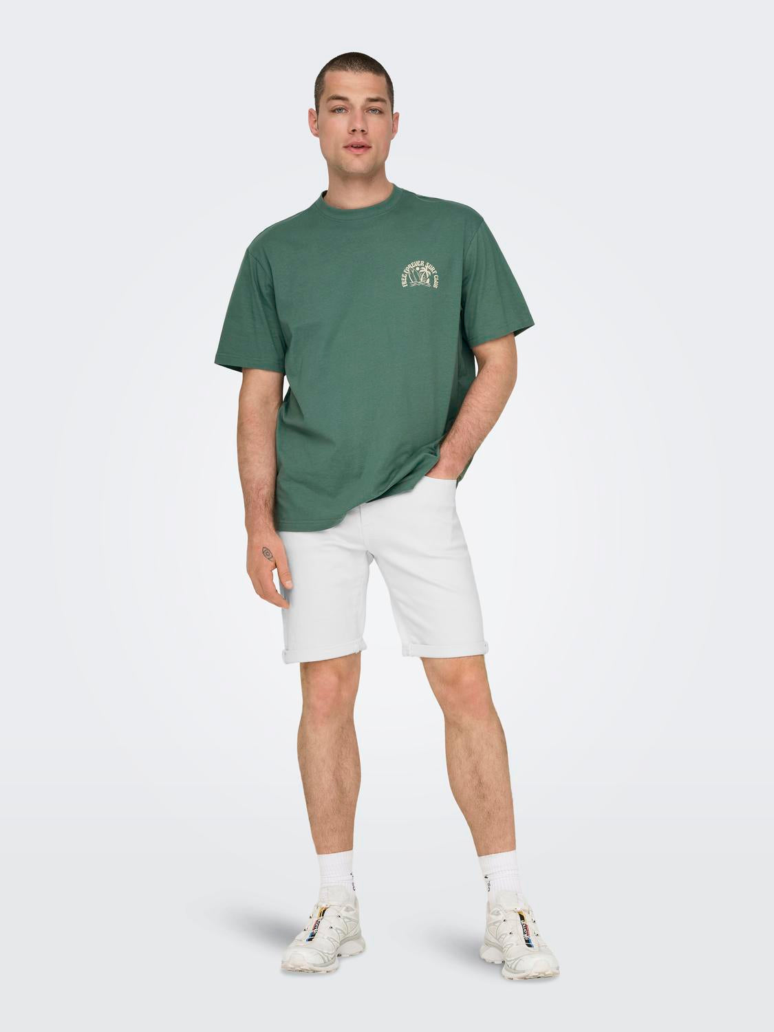 Pantalón Corto Ply Blanco
