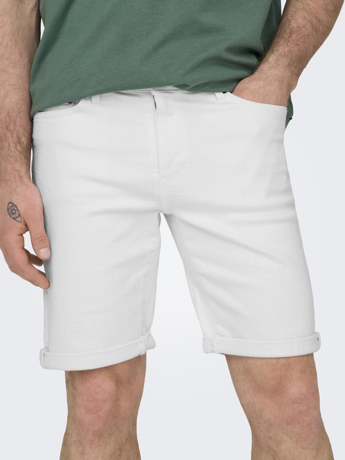 Pantalón Corto Ply Blanco