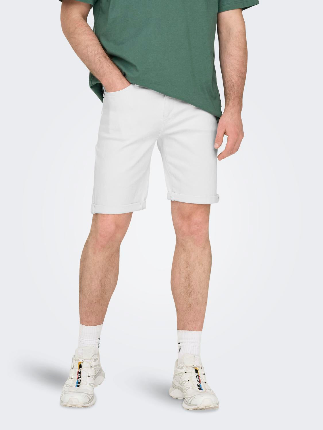 Pantalón Corto Ply Blanco