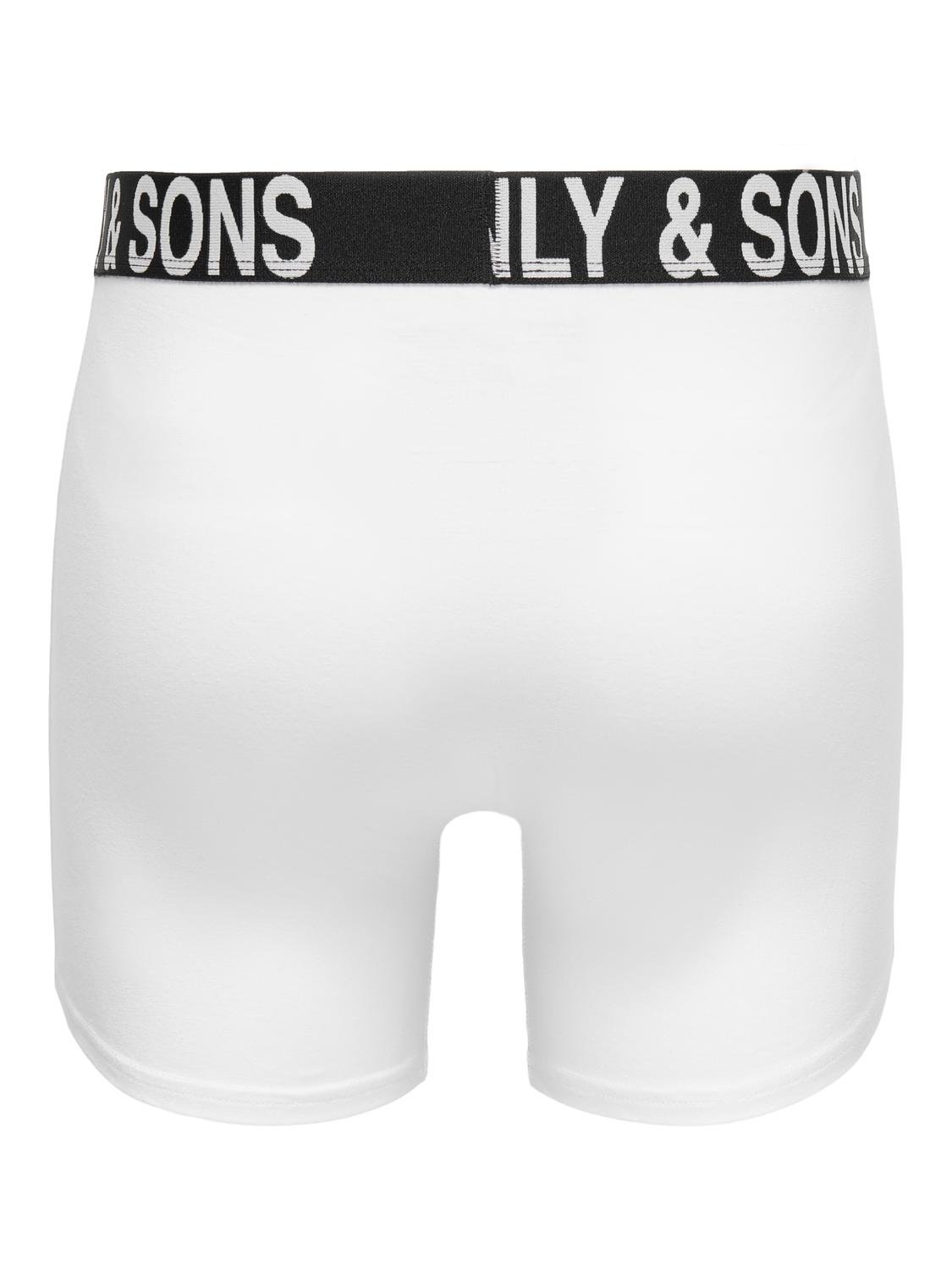 Pack 3 Calzoncillos B/N/G