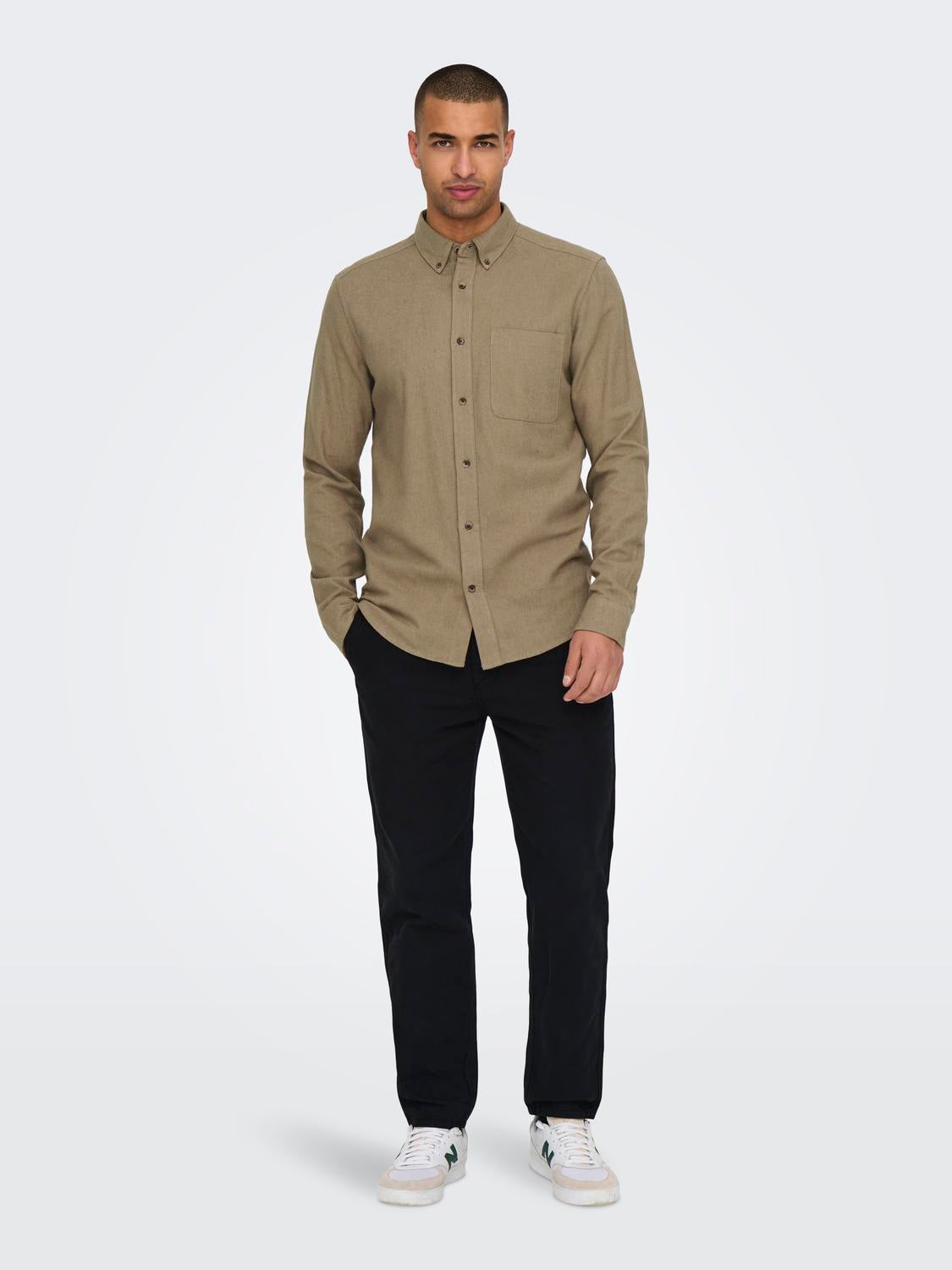 Camisa Gudmund Chinchilla