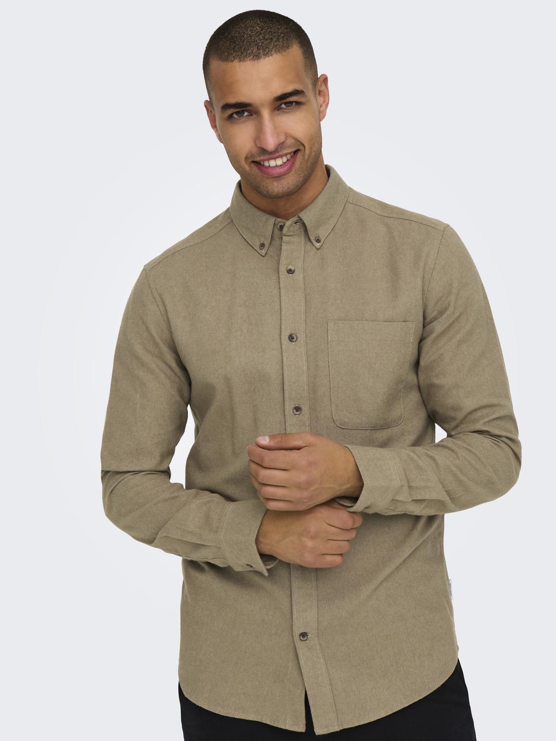 Camisa Gudmund Chinchilla