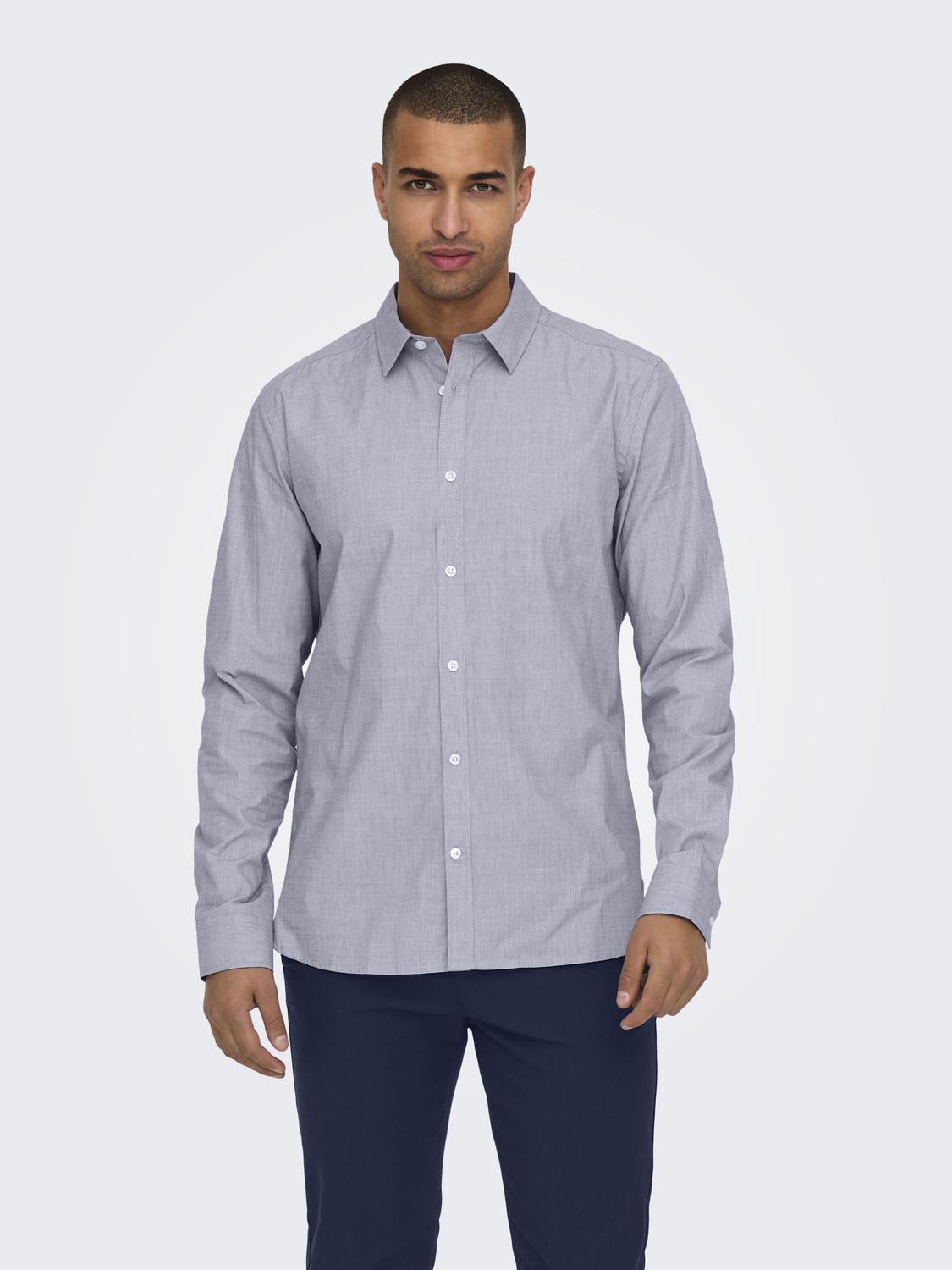 Camisa Gudmund Slim Azul