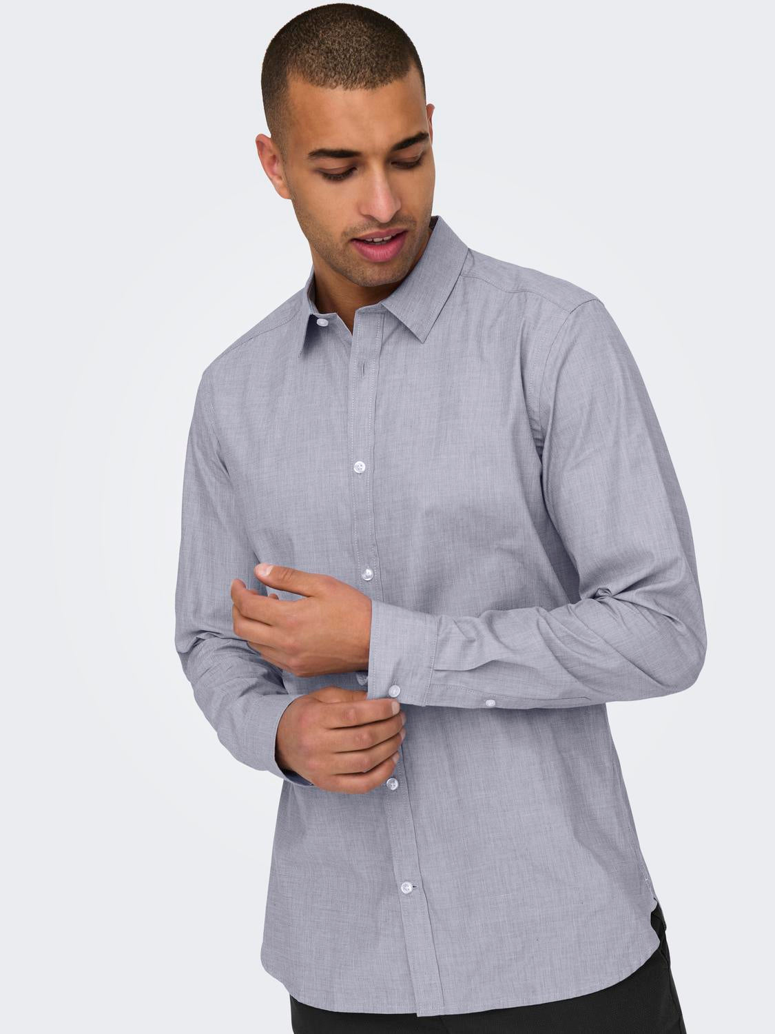 Camisa Gudmund Slim Azul