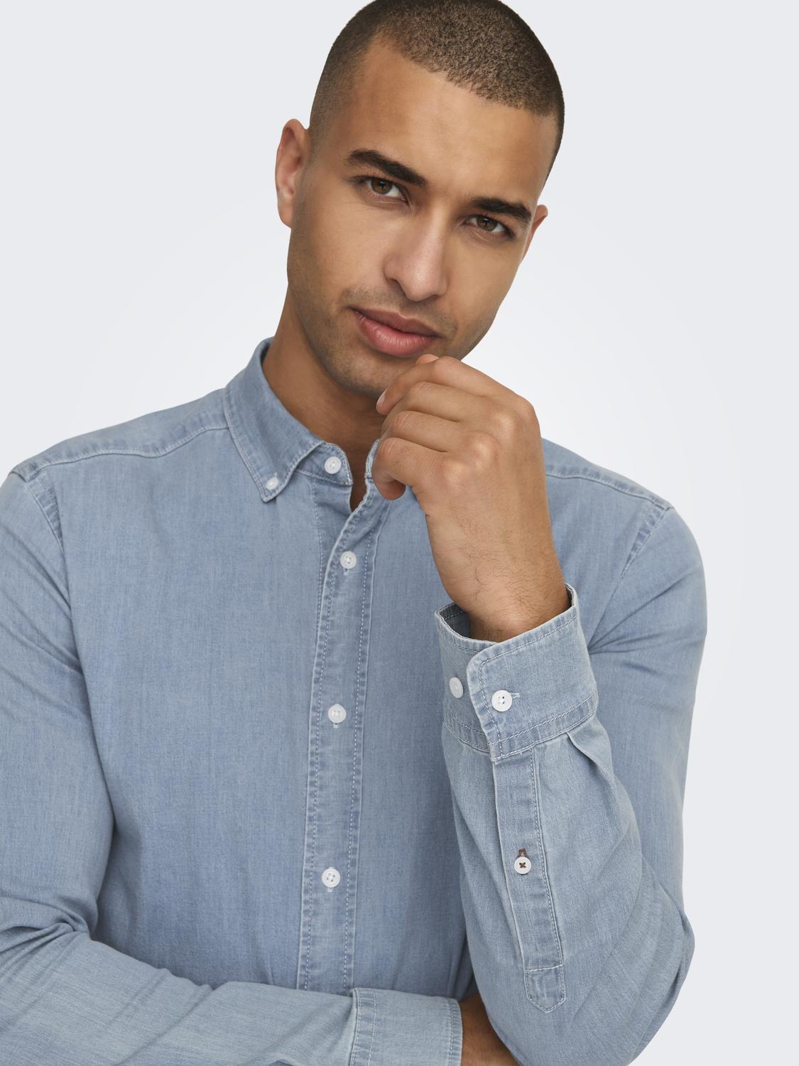Camisa Conrad Slim Vaquera