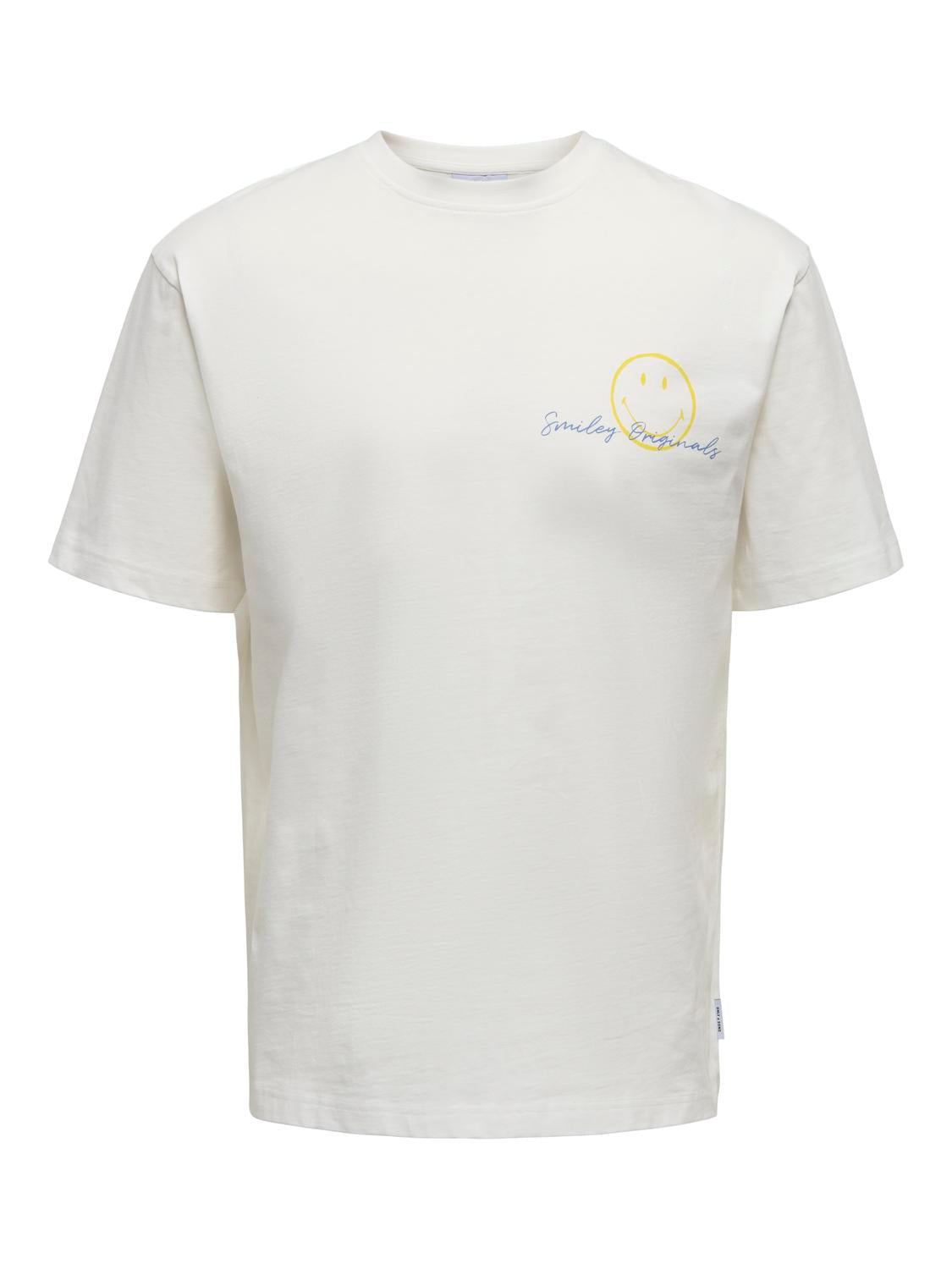 Camiseta Smiley Blanca