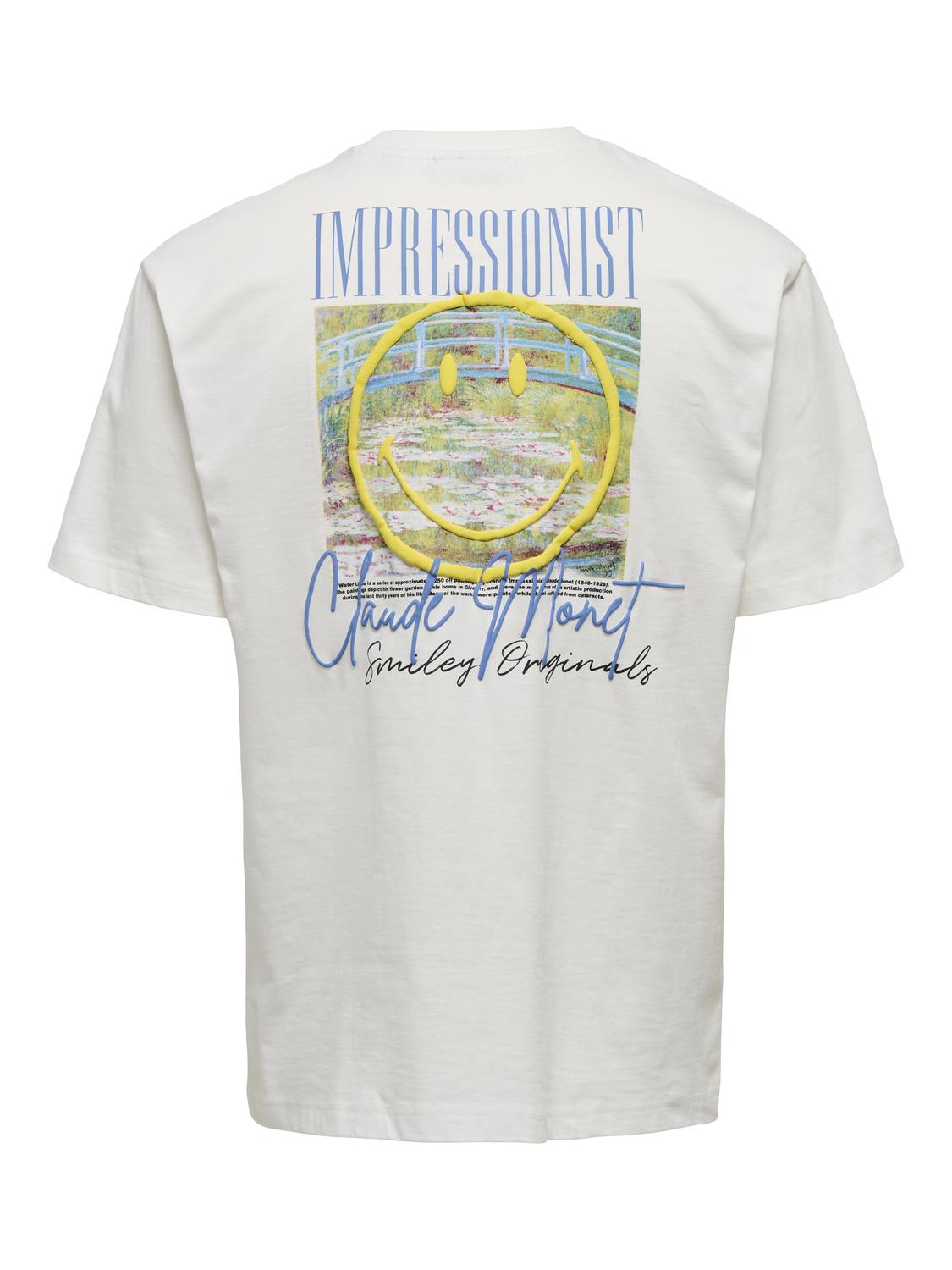 Camiseta Smiley Blanca