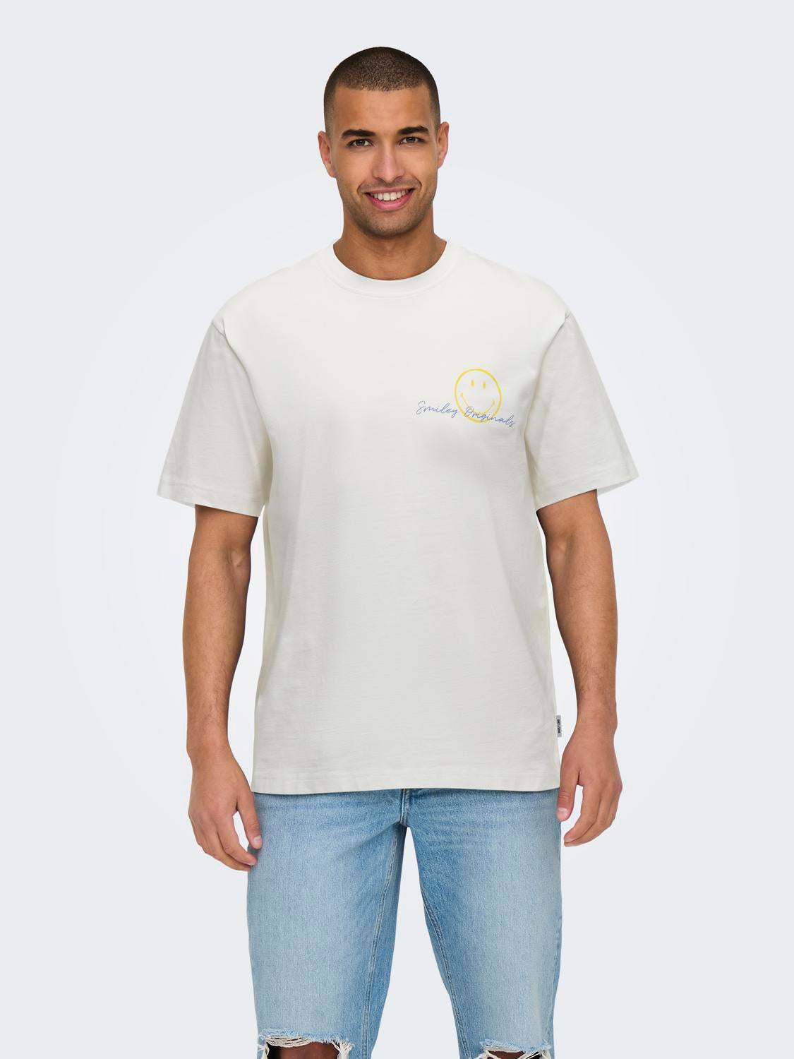 Camiseta Smiley Blanca