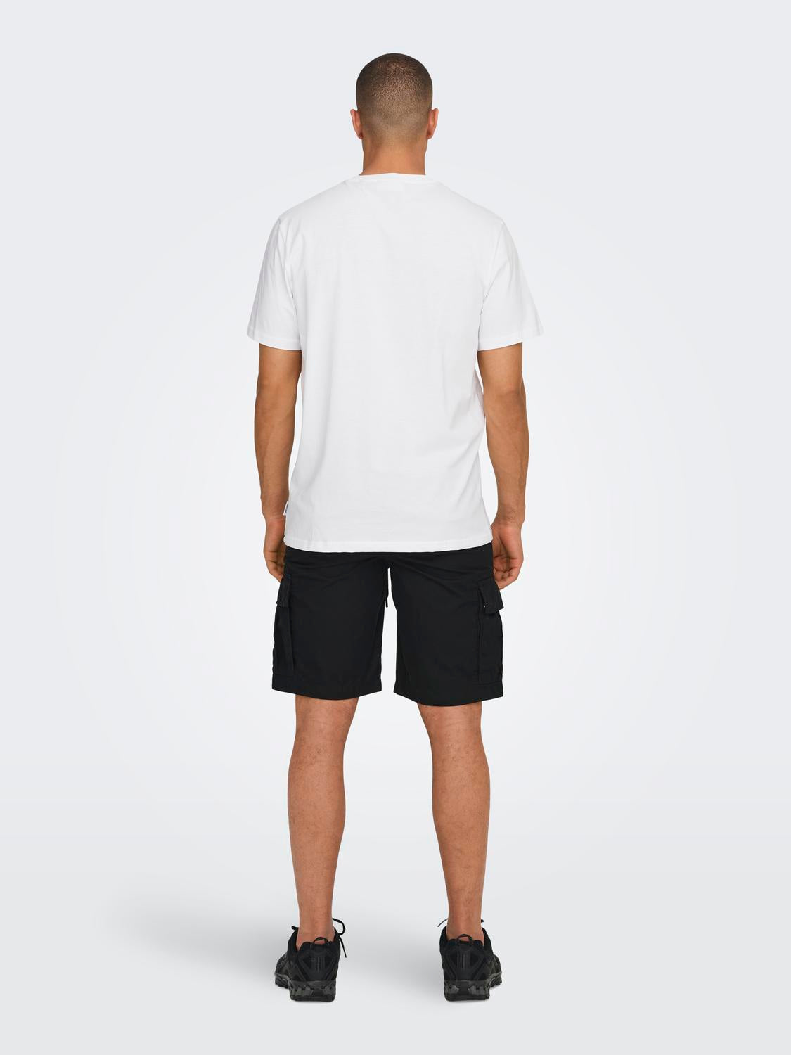 Camiseta Moksh Blanco/Rojo