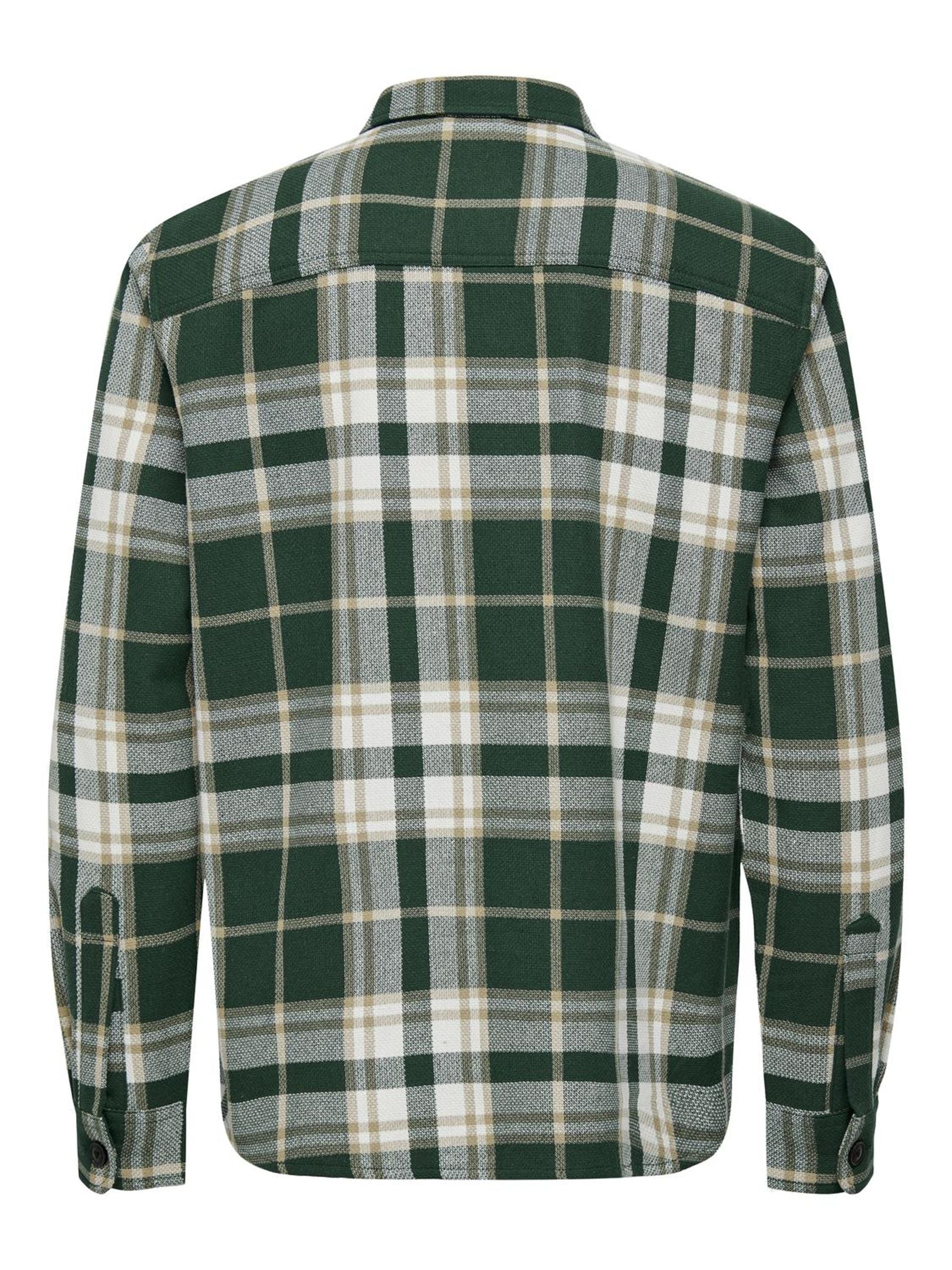 Sobrecamisa Cuadros Verde