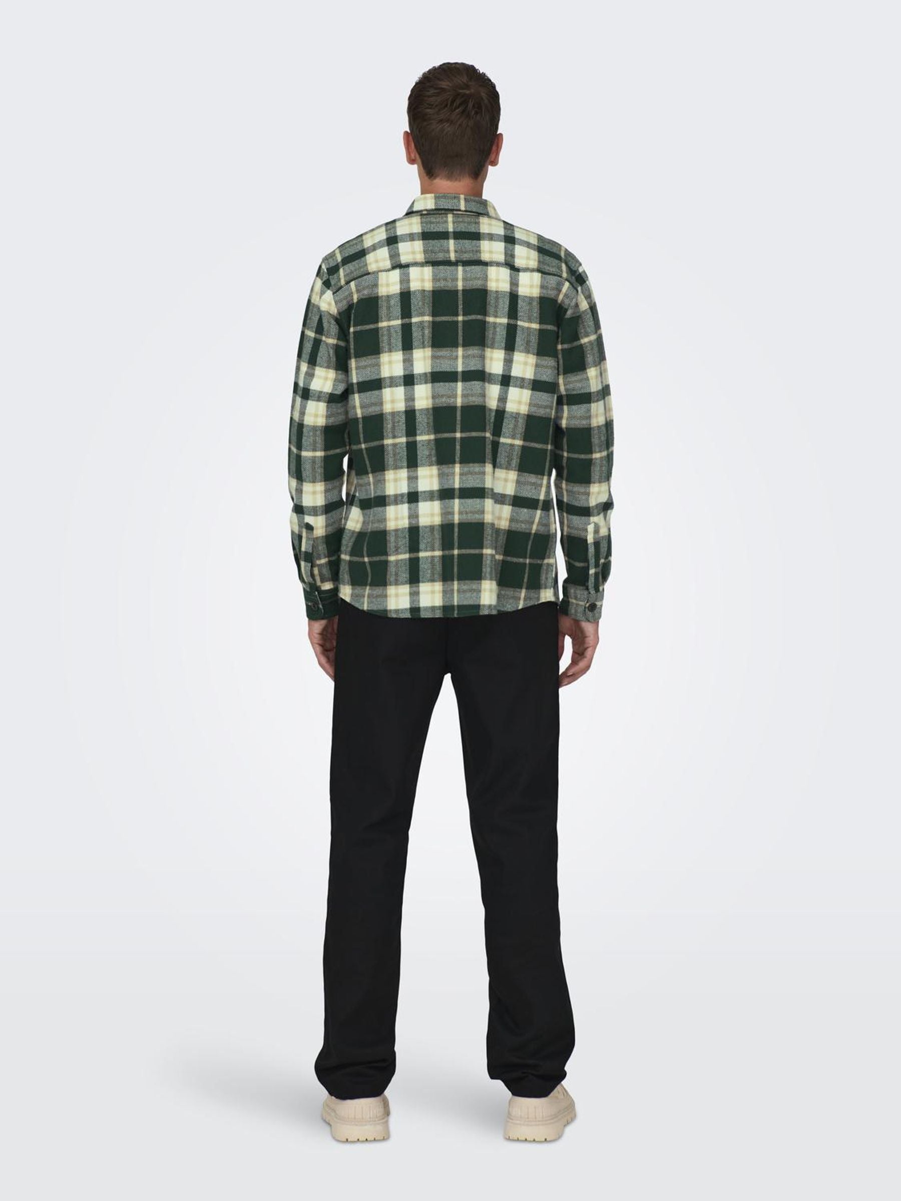 Sobrecamisa Cuadros Verde