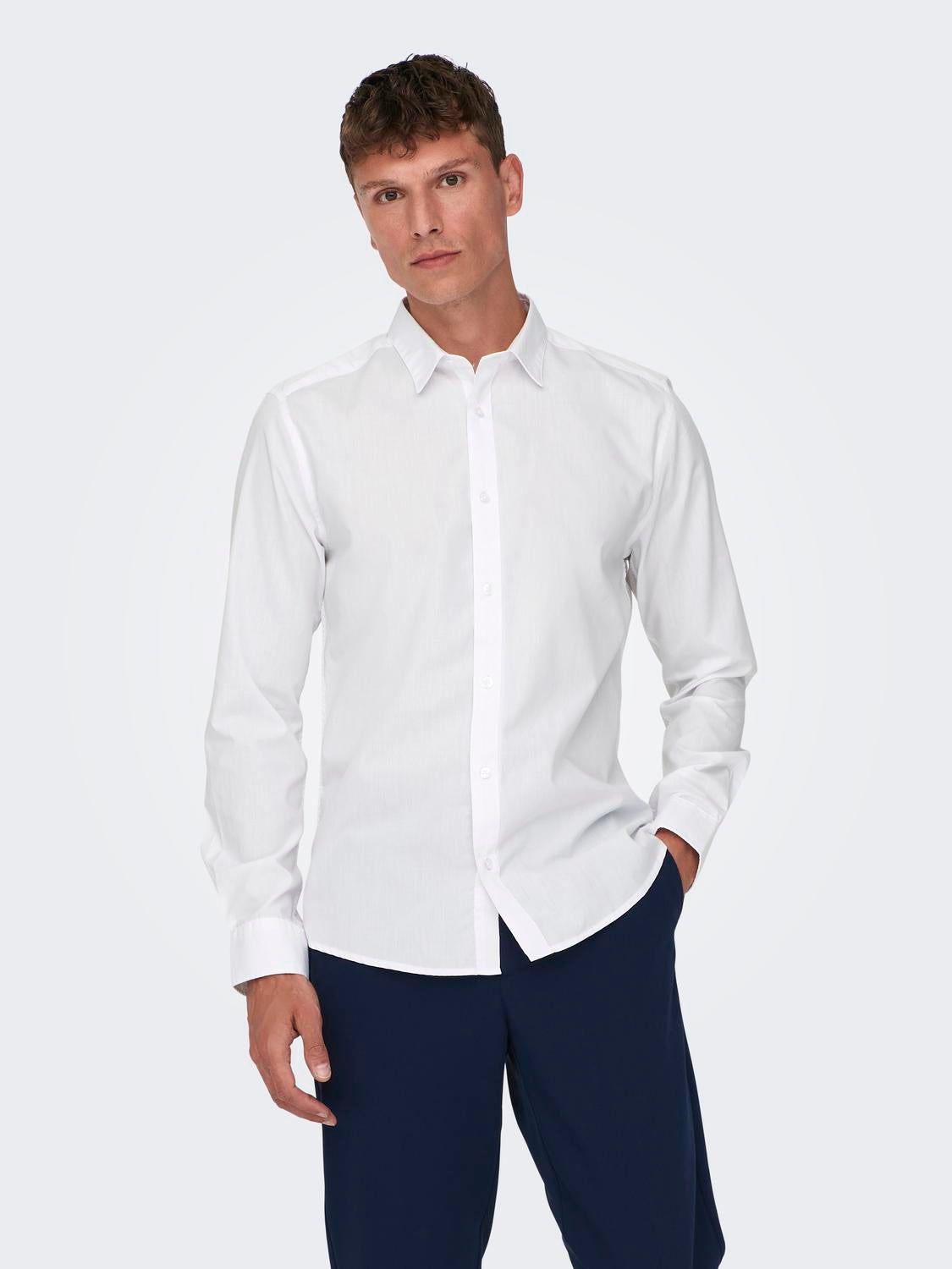Camisa Sane Slim Blanca