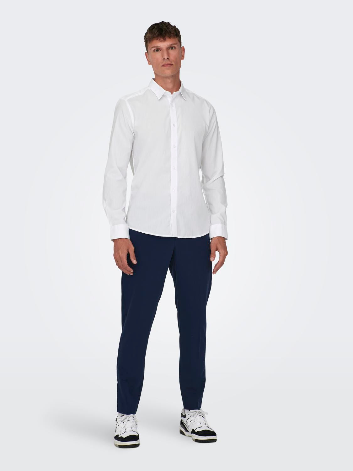 Camisa Sane Slim Blanca
