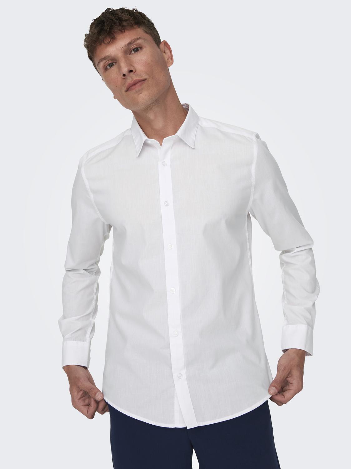 Camisa Sane Slim Blanca
