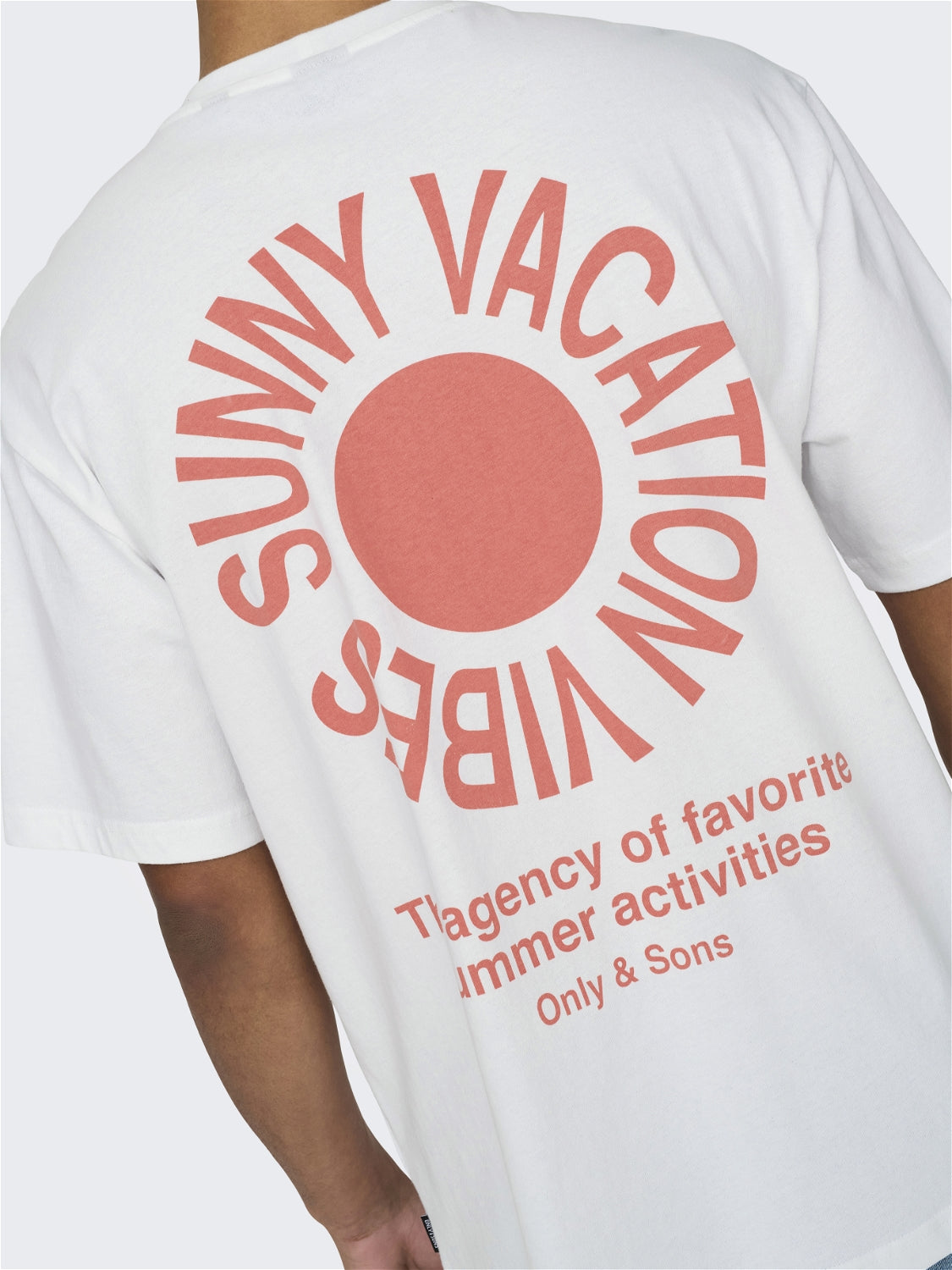 Camiseta Kasen Sunny Vacation Blanca